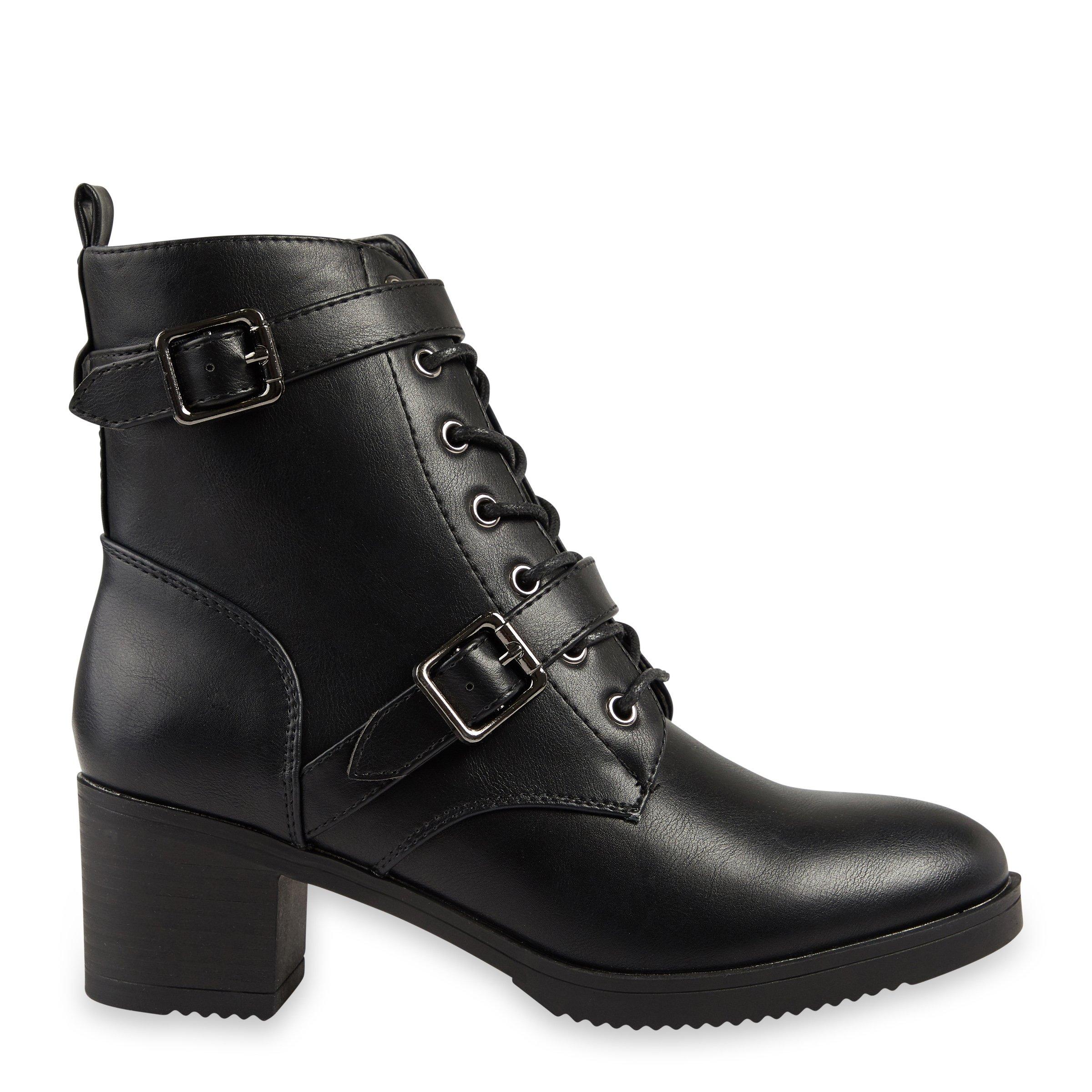 Buy Truworths Black Block Heel Boot Online | Truworths