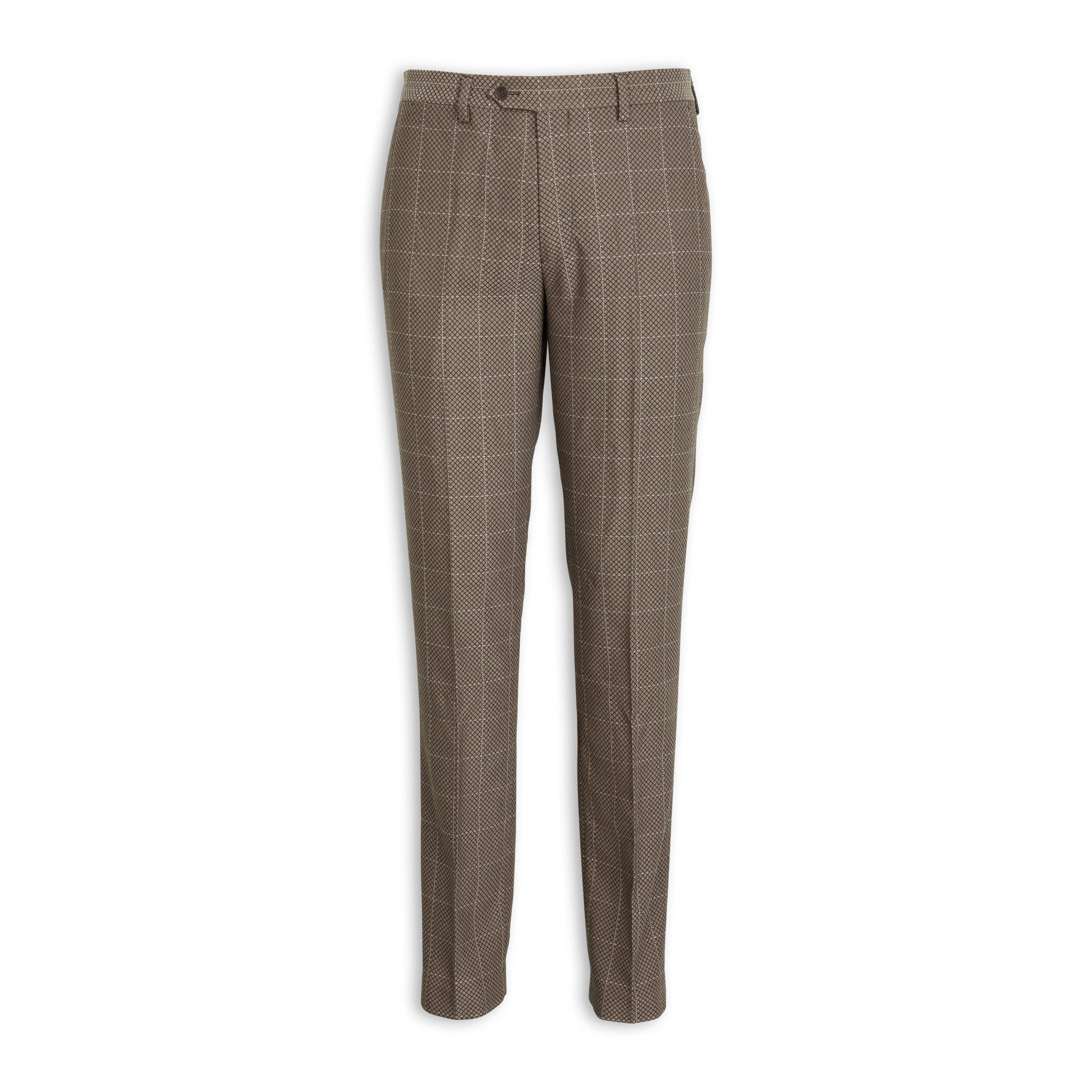 Buy Truworths Man Brown Slim Leg Trouser Online Truworths