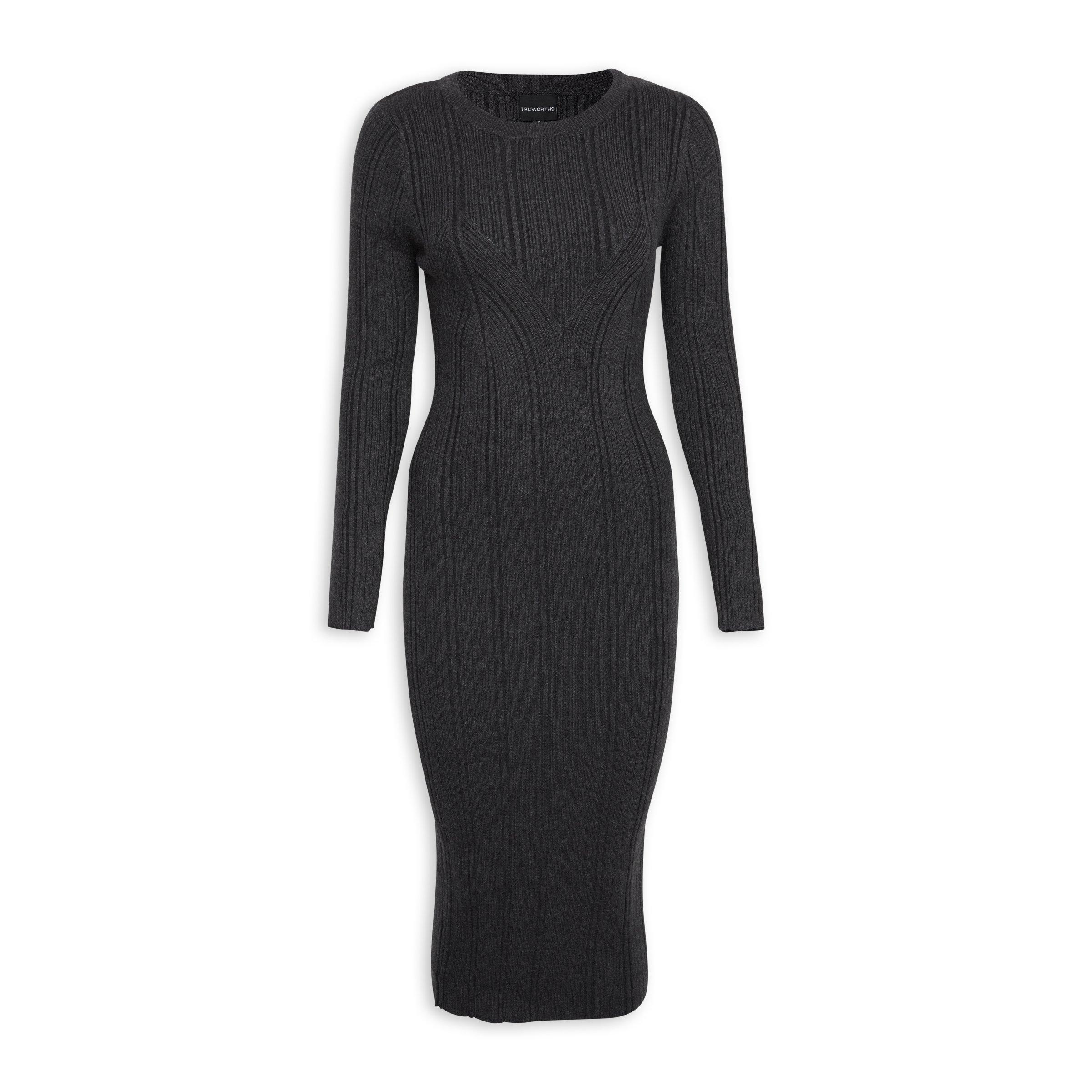 Buy Truworths Charcoal Bodycon Dress Online | Truworths