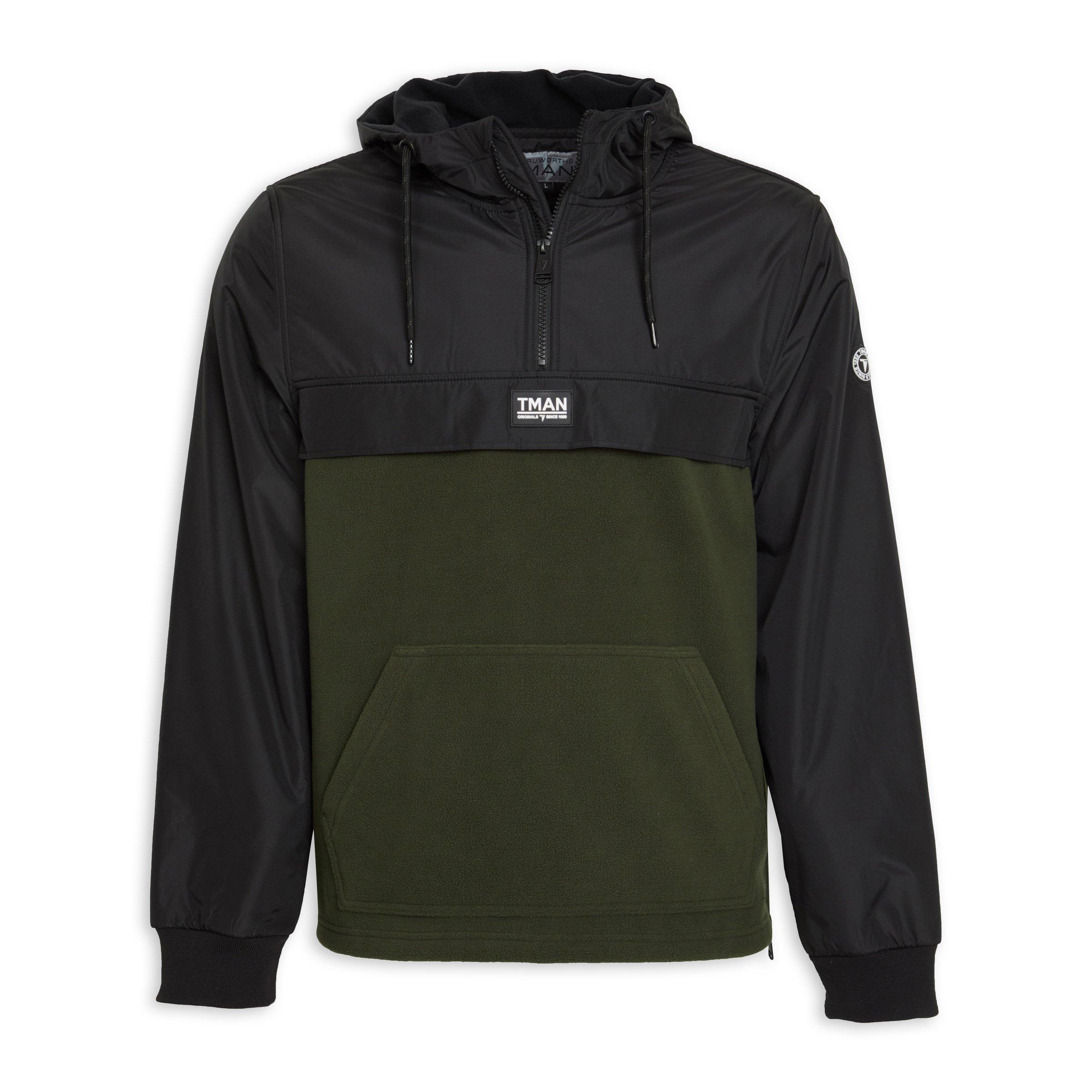 Green Fleece Cagoule