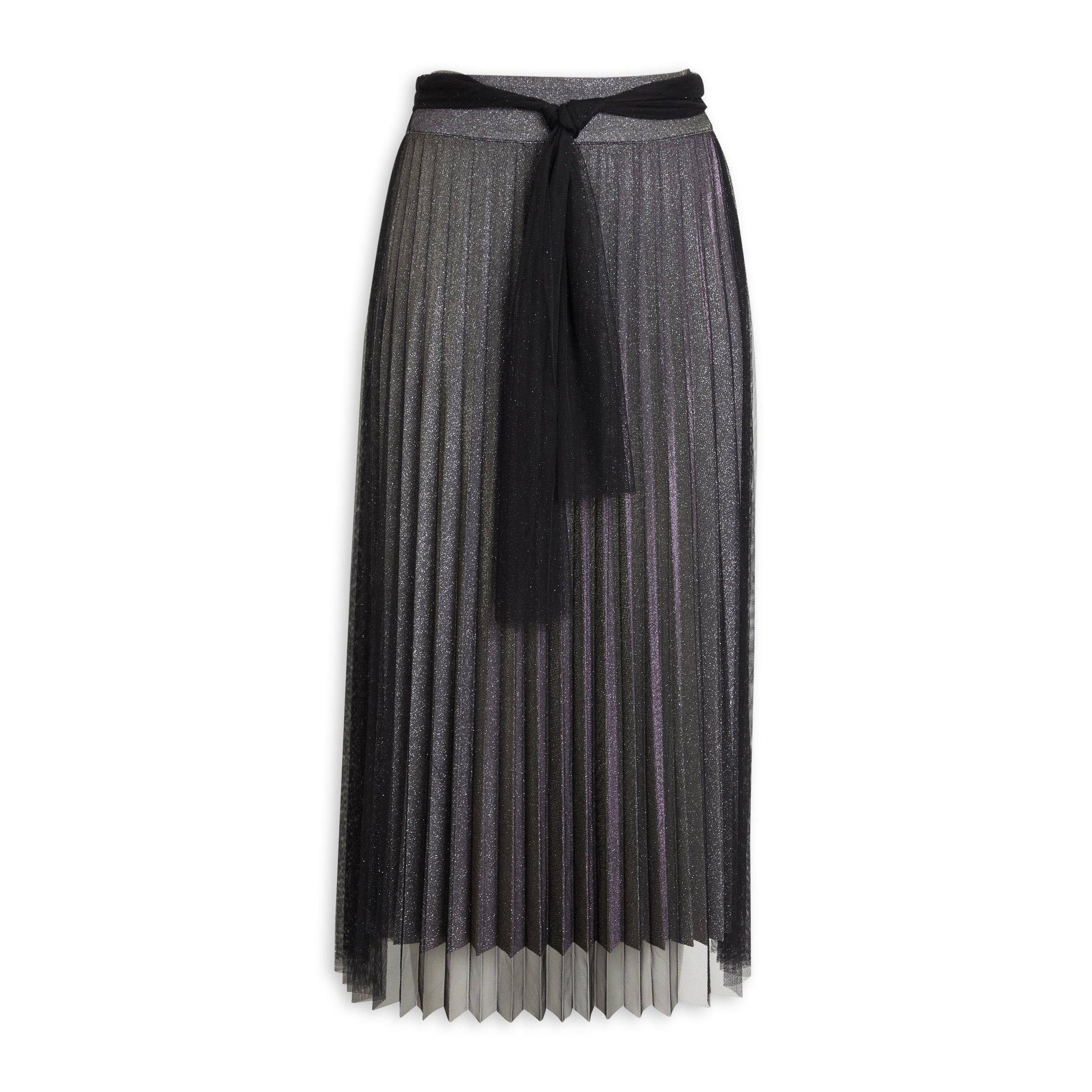 Buy Truworths Black Pleated Skirt Online | Truworths