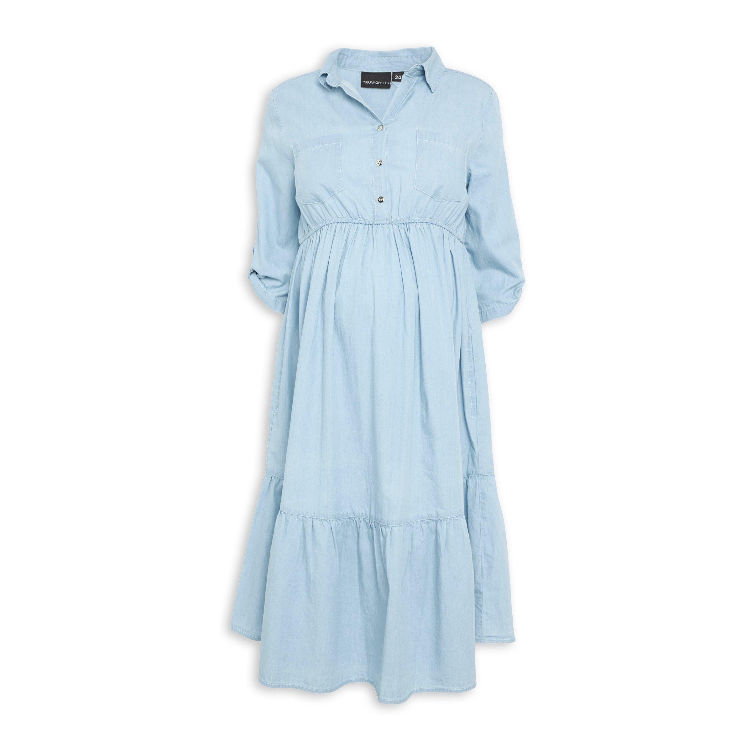 Buy Truworths Denim Tiered Dress Online Truworths