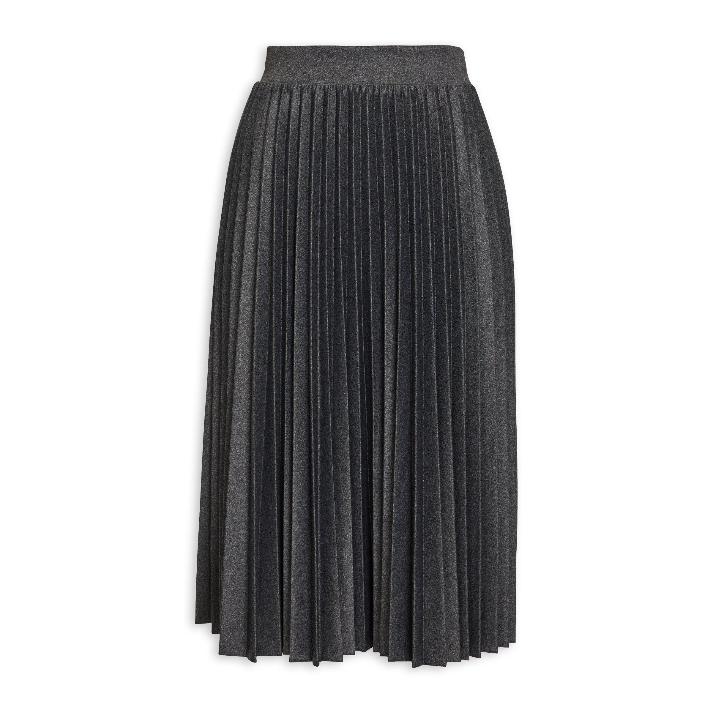 Buy Truworths Grey Pleated Skirt Online | Truworths