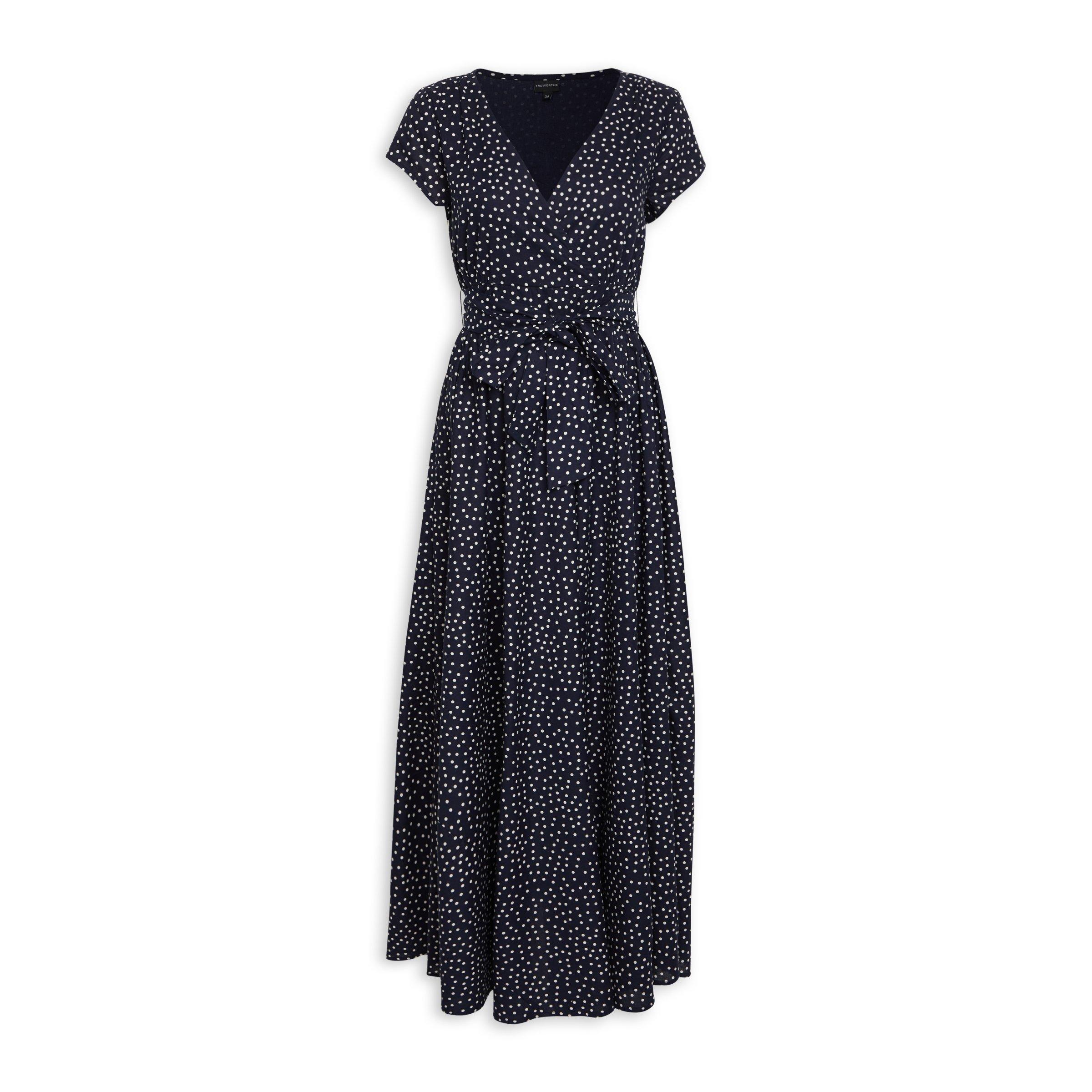 Buy Truworths Navy Fit And Flare Dress Online | Truworths