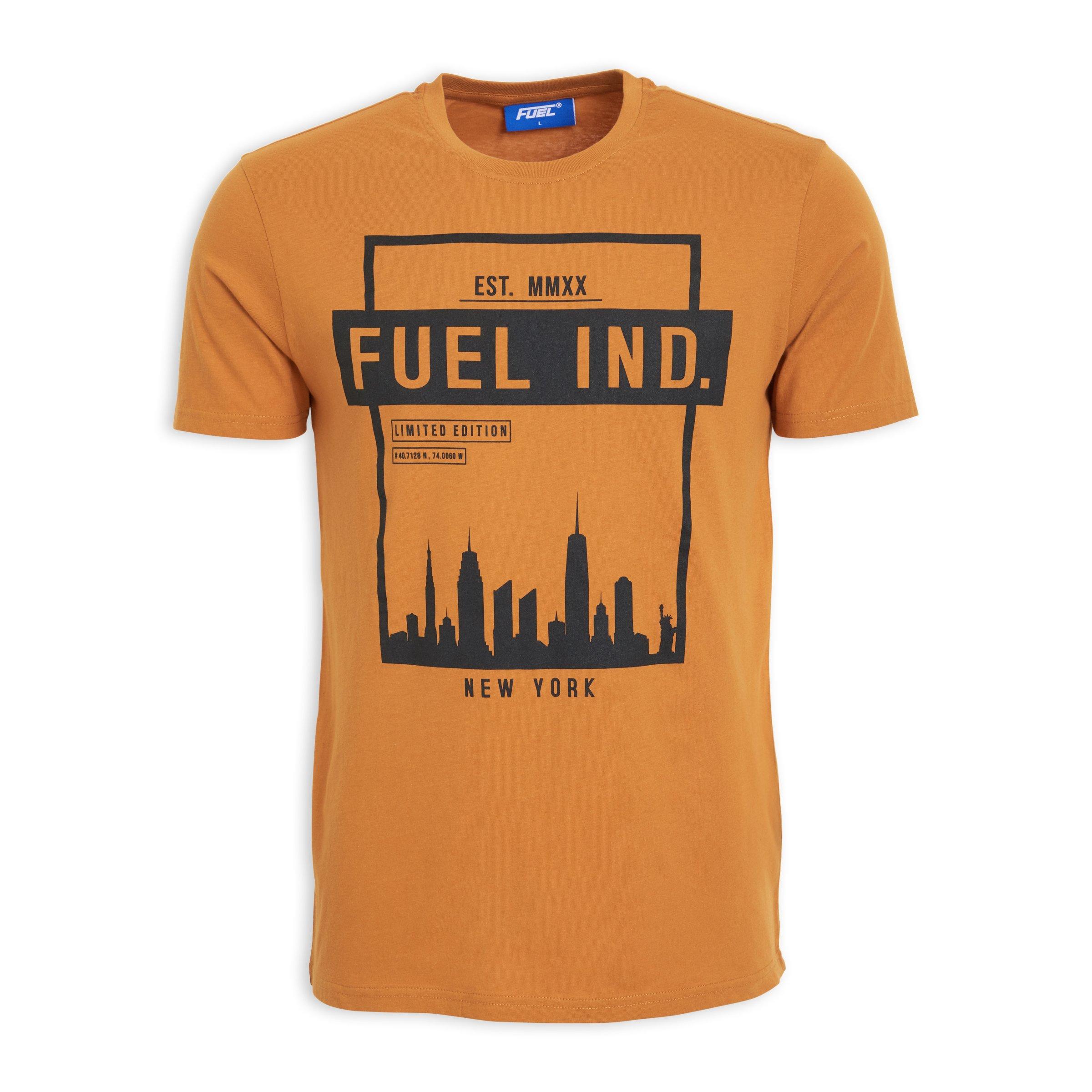 Buy Fuel Mustard Branded Tee Online Truworths