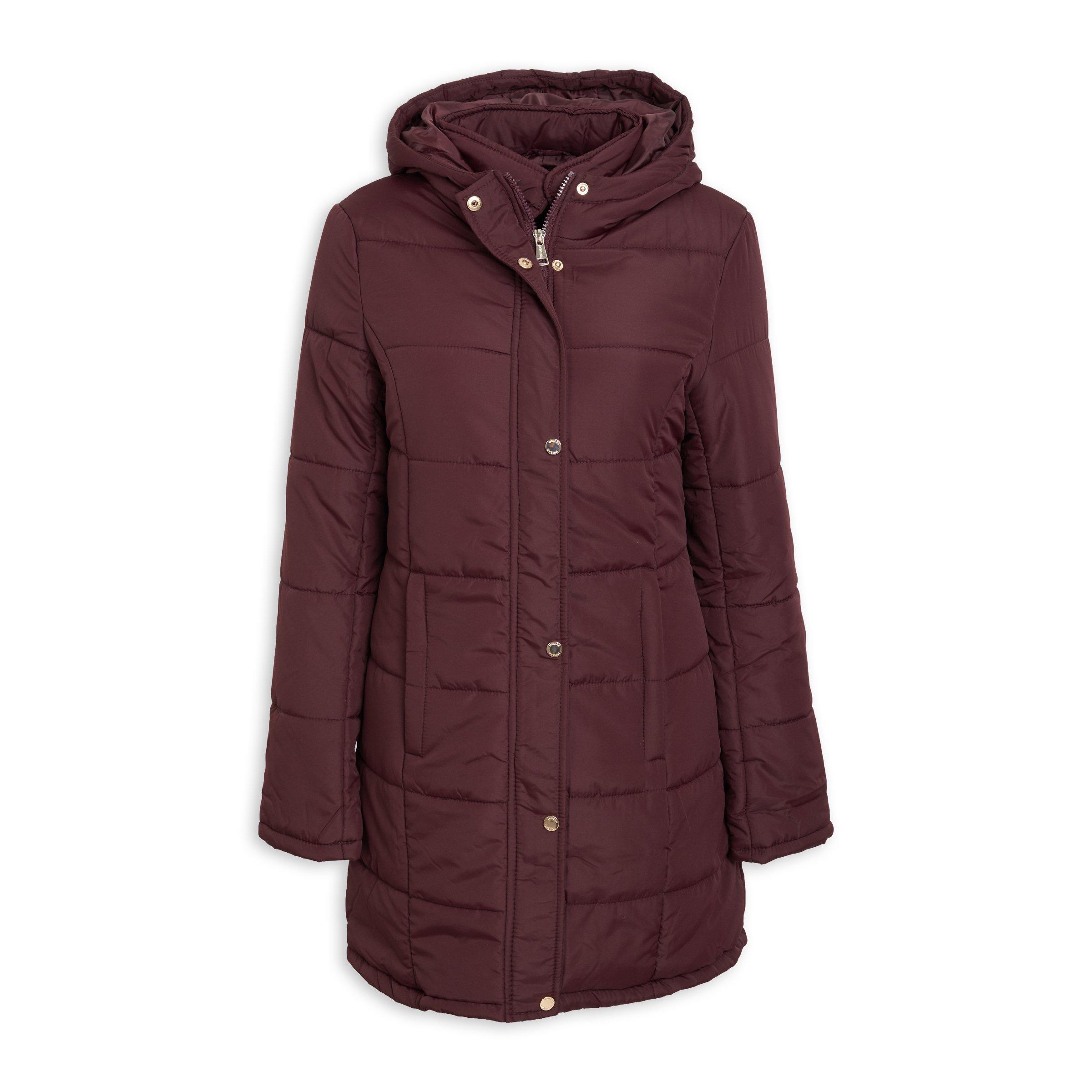 Buy Inwear Burgundy Puffer Jacket Online | Truworths