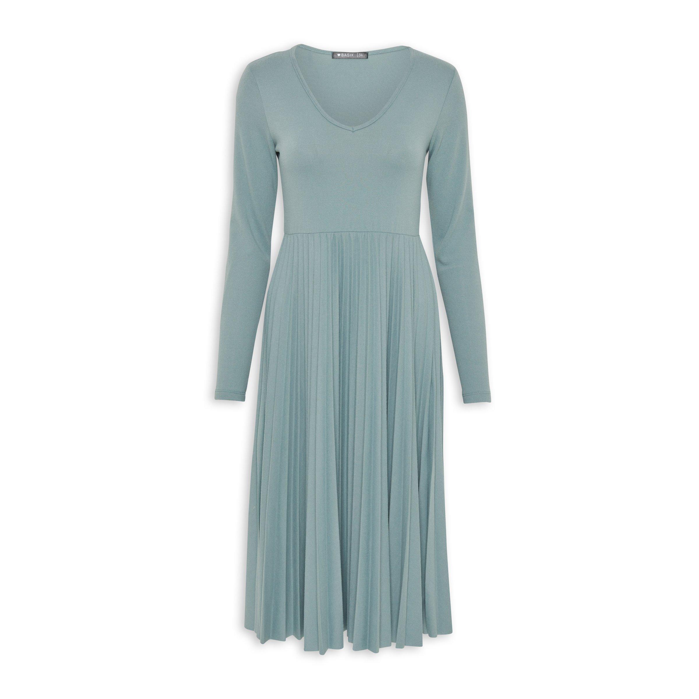 Buy Basix Blue ALine Dress Online Truworths