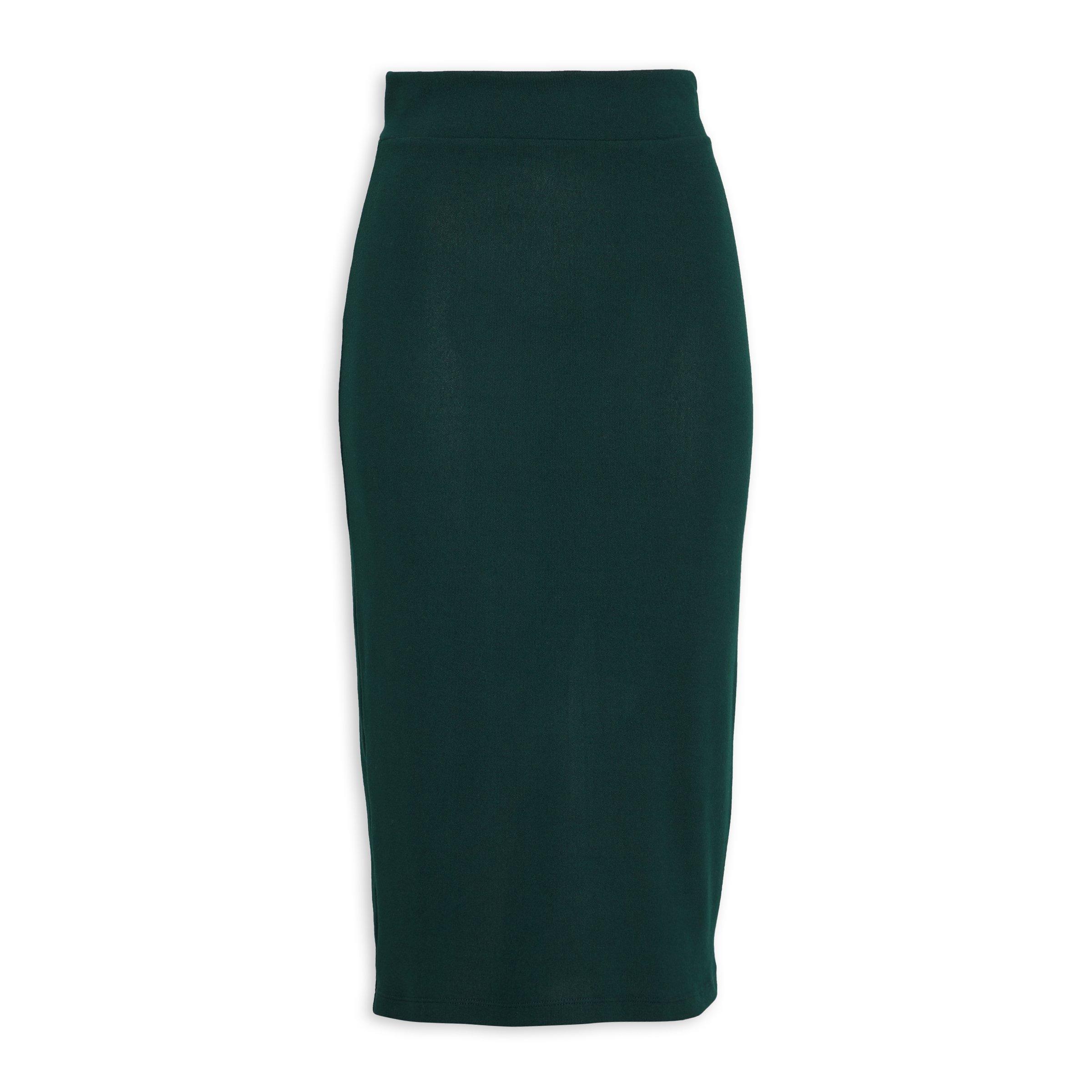 Buy Basix Green Bodycon Skirt Online | Truworths