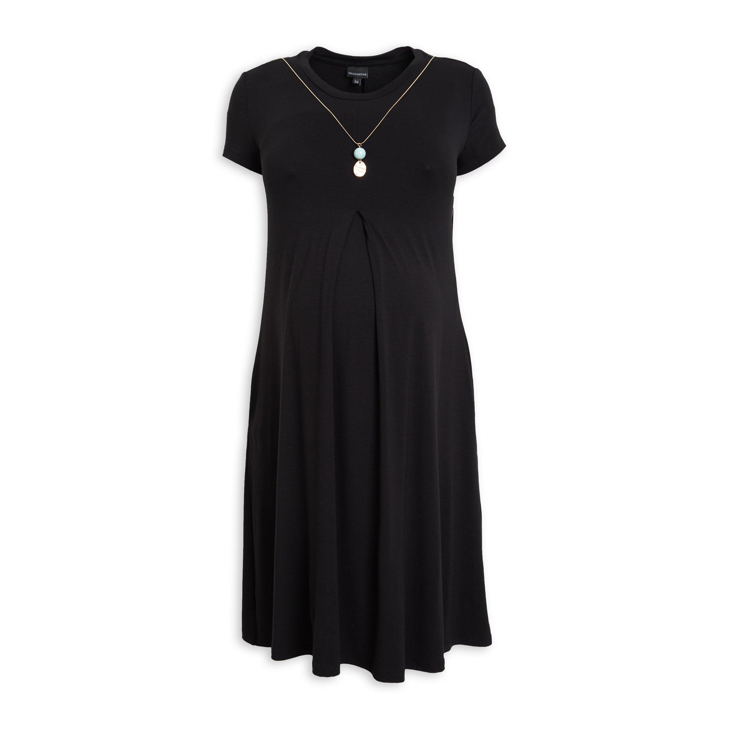 Buy Truworths Black Fit And Flare Dress Online | Truworths