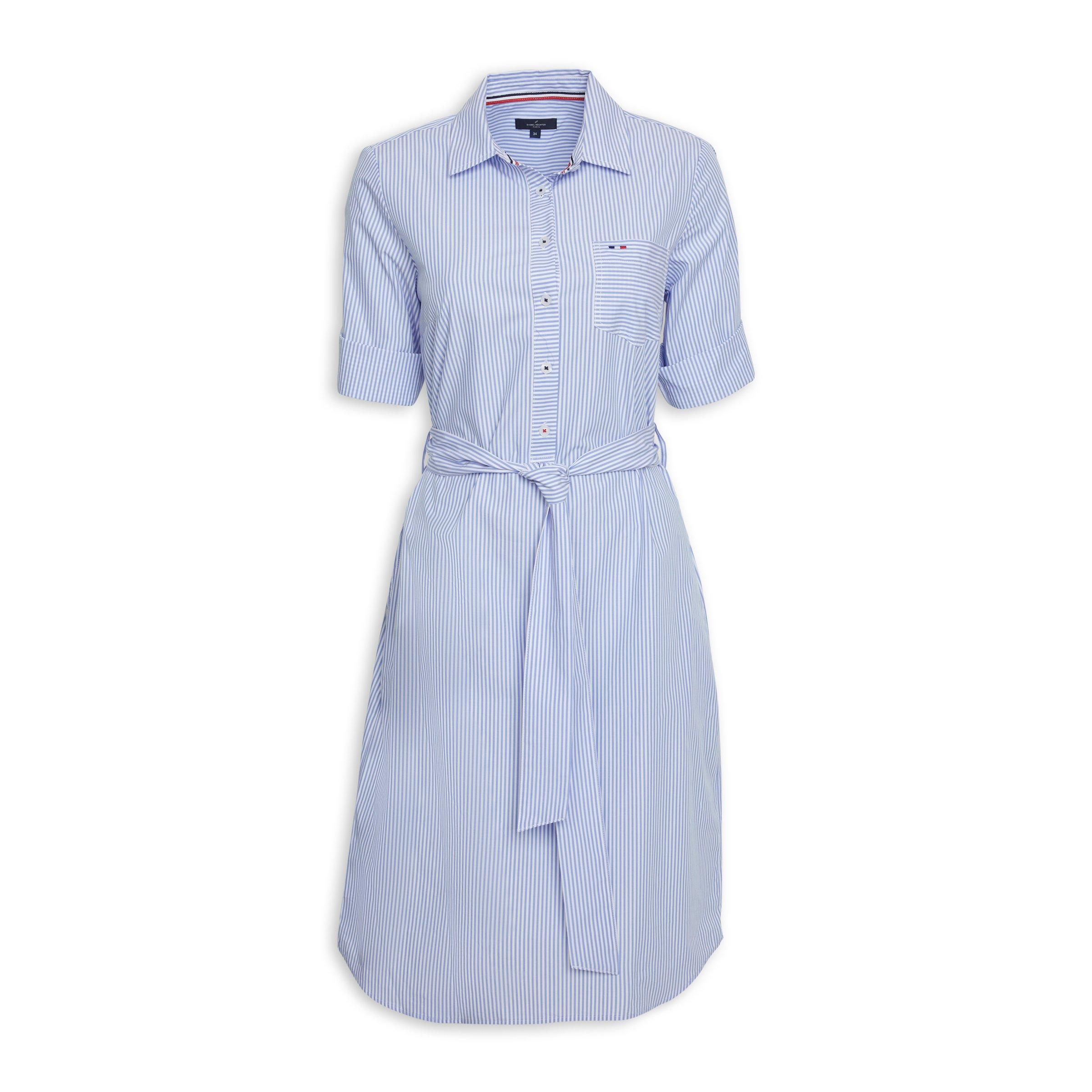 Buy Daniel Hechter Blue Stripe Shirt Dress Online Truworths