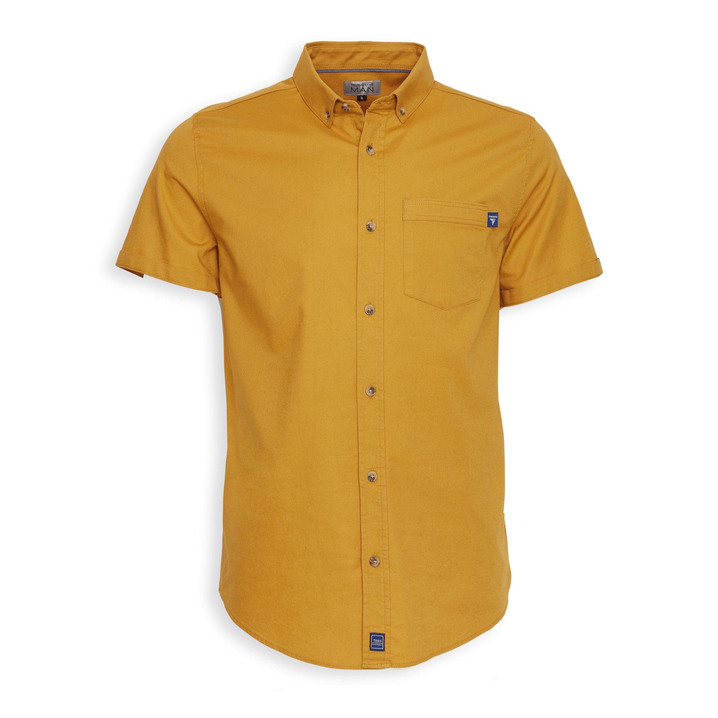 Buy Truworths Man Mustard Slim Fit Shirt Online | Truworths