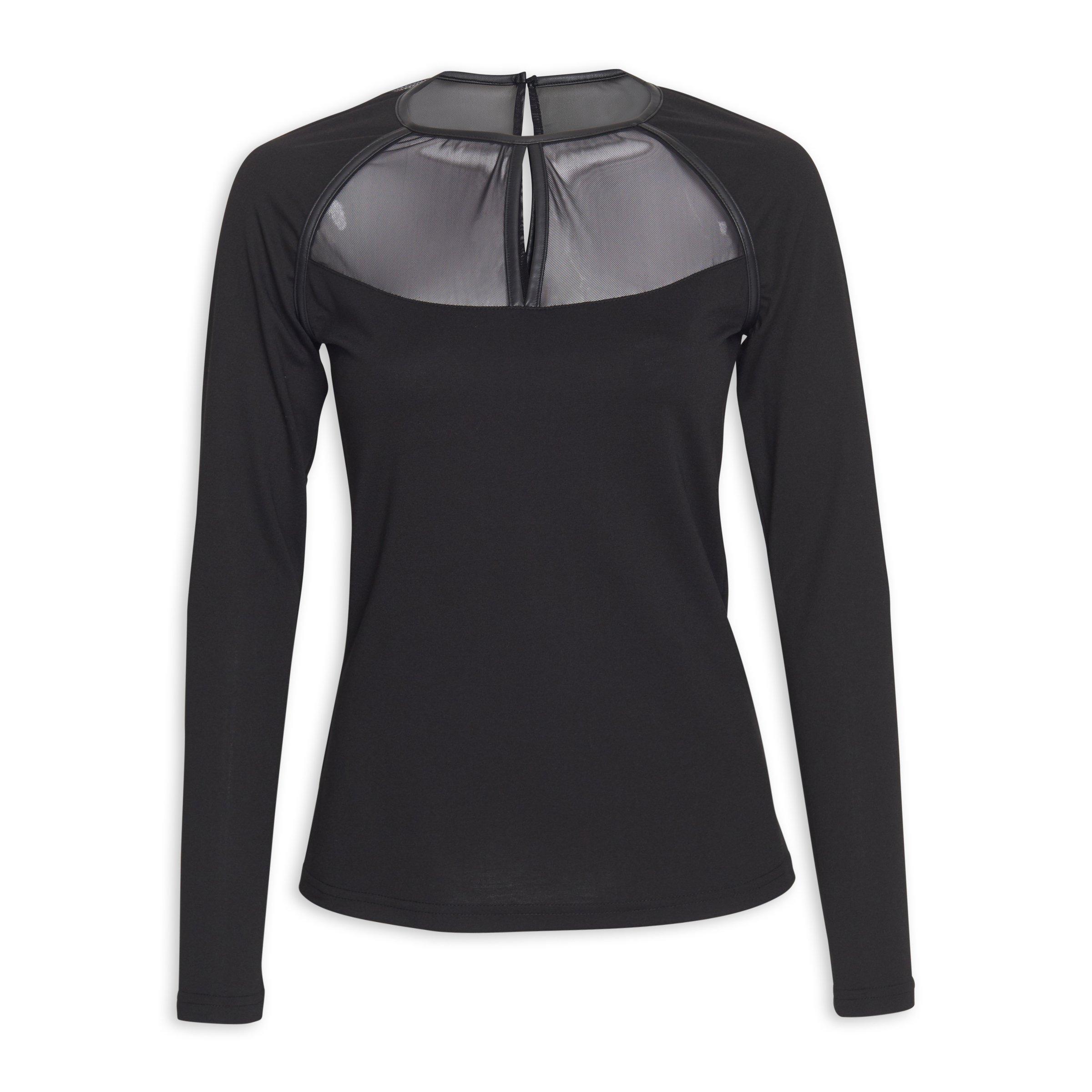 Buy Truworths Black Fitted Blouse Online | Truworths