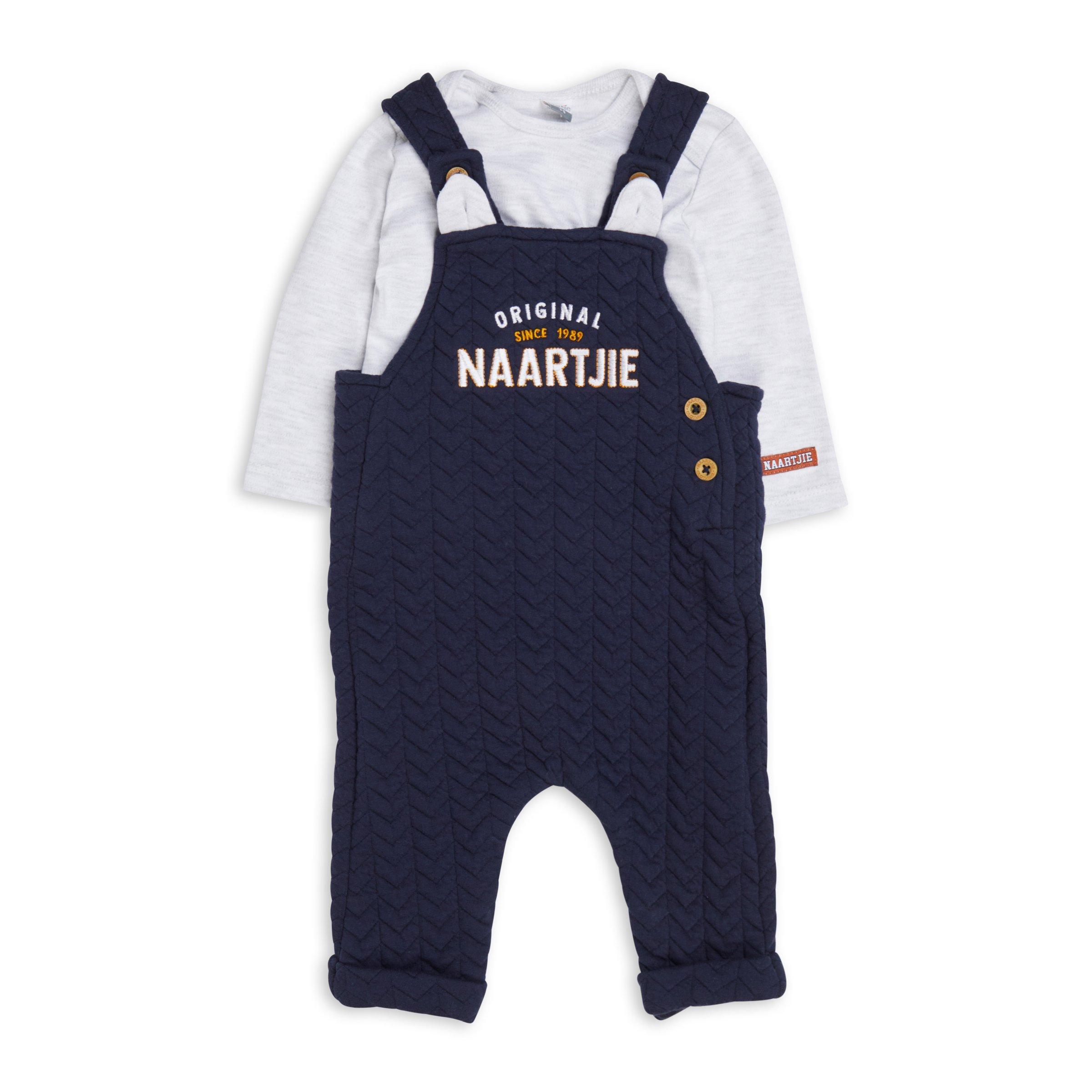 Buy Naartjie Newborn Branded Dungaree Online Truworths
