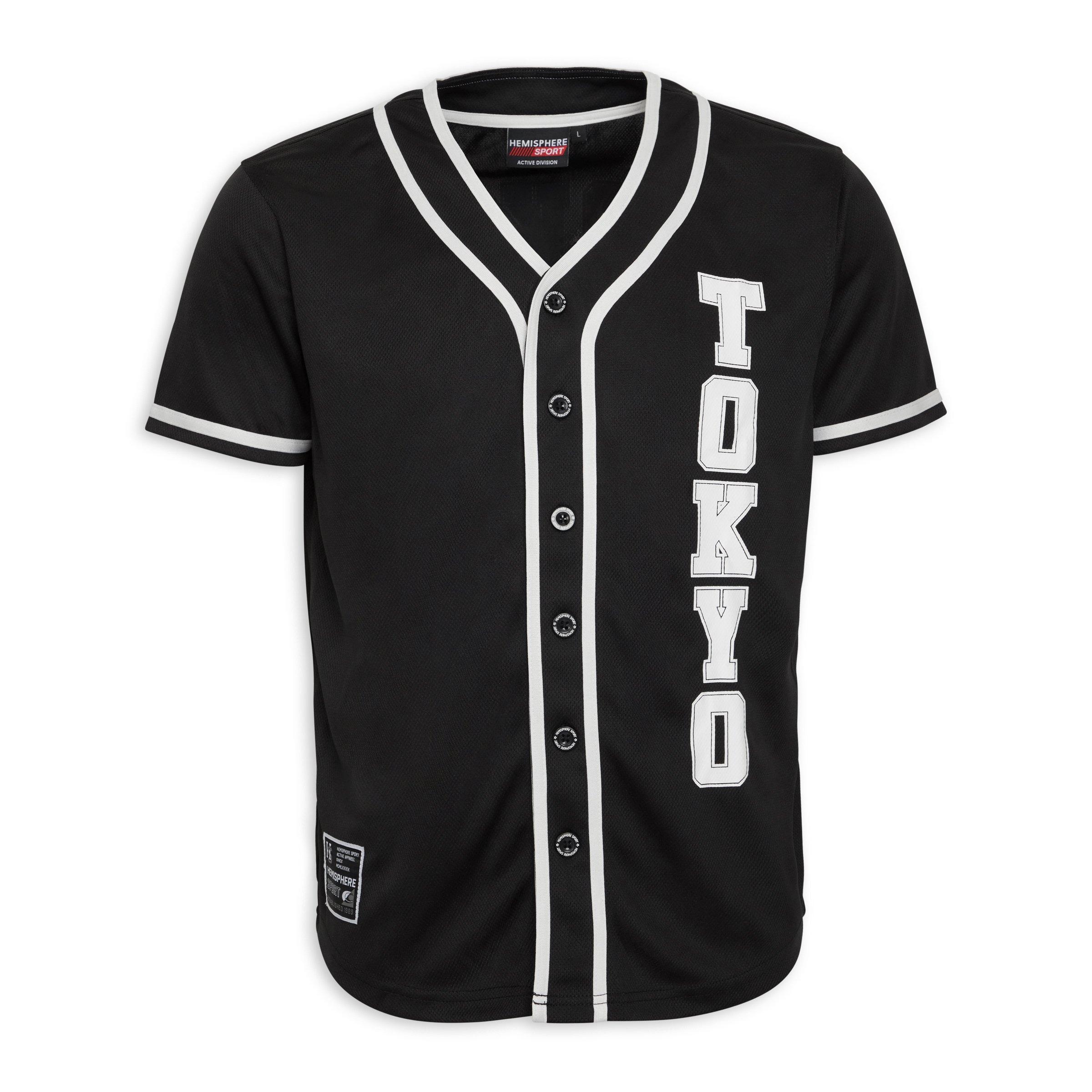 Buy Hemisphere Sport Black Baseball Tee Online Truworths