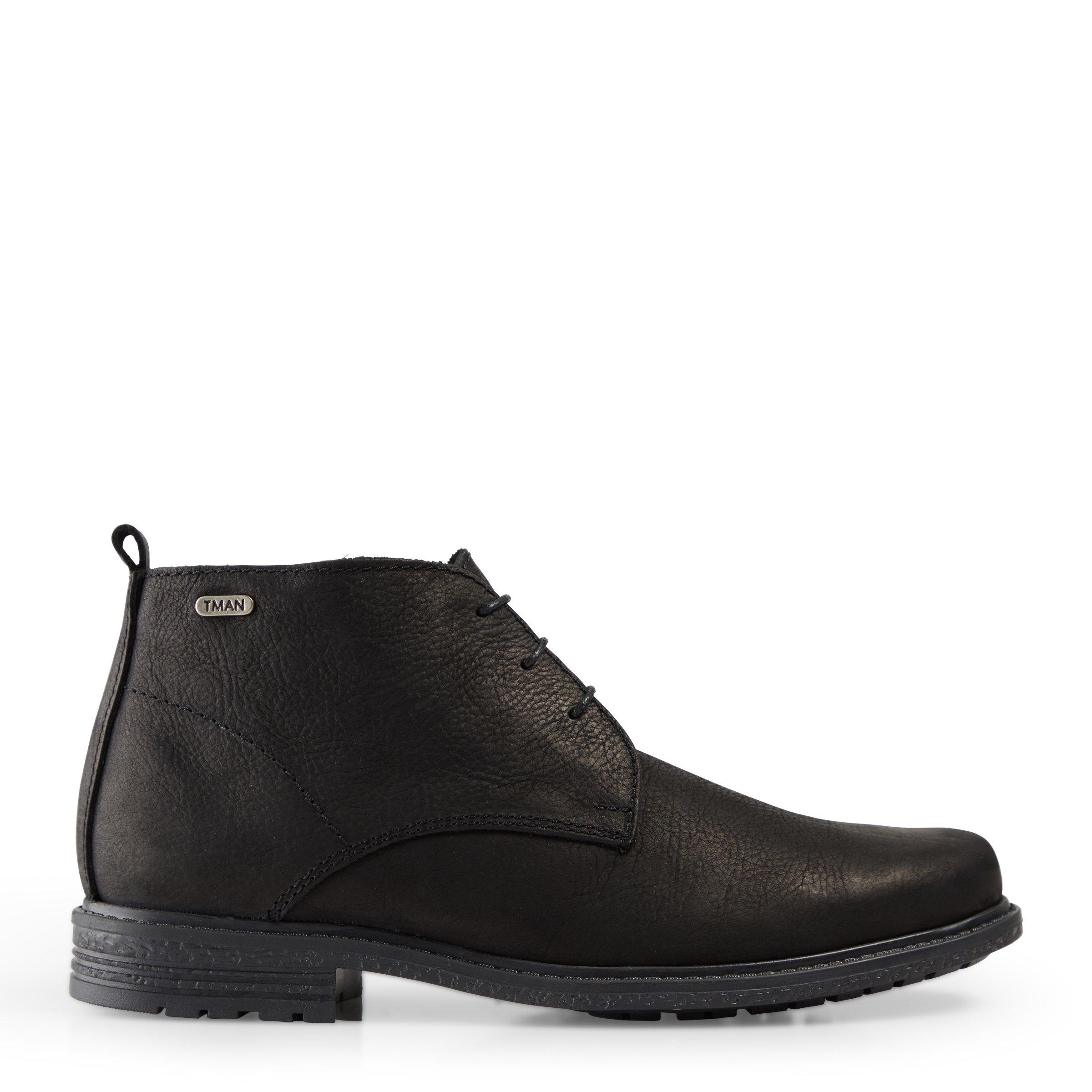 Buy Truworths Man Black Leather Boots Online | Truworths