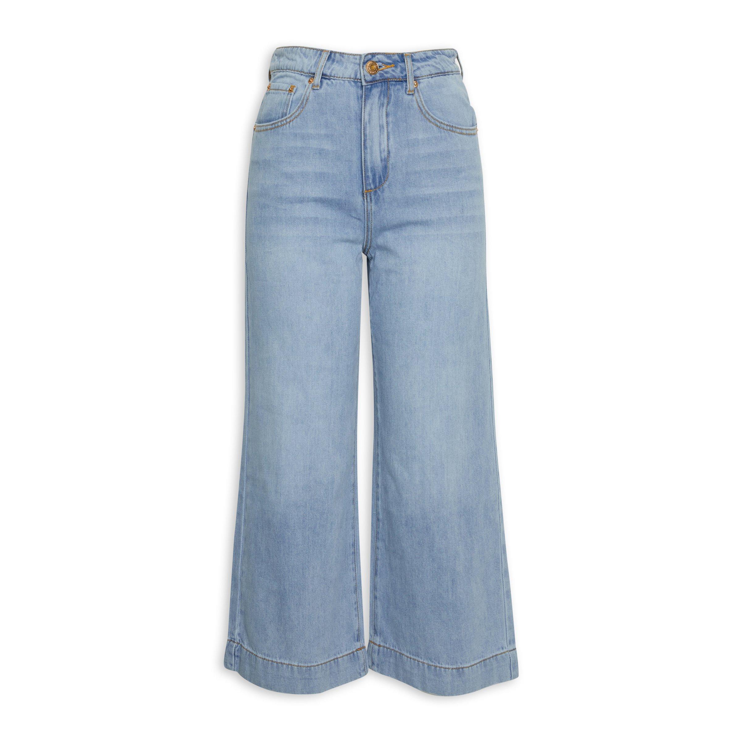 Indigo Wide Leg Jeans (3036650) | Ginger Mary