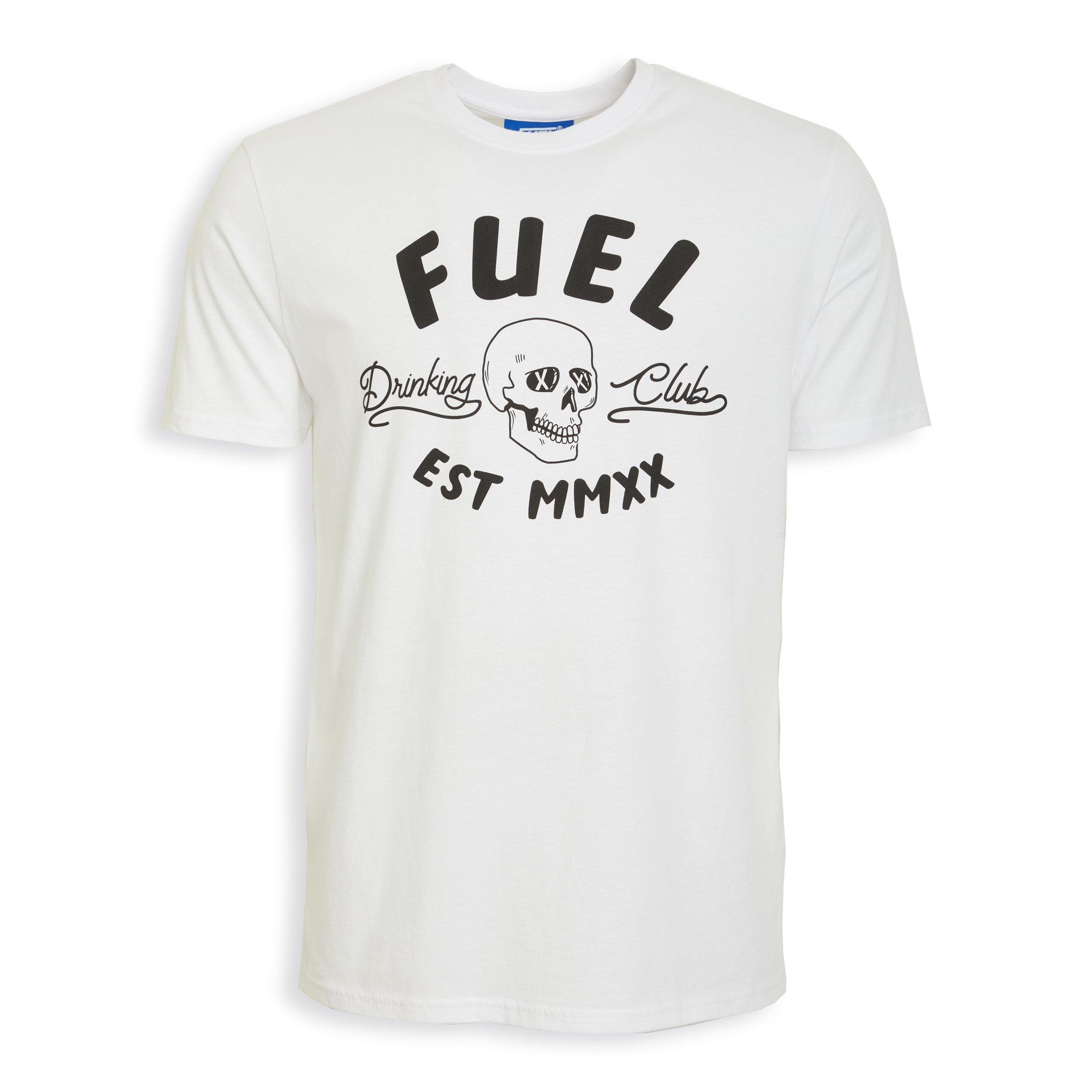 Buy Fuel White Crew Neck Tee Online | Truworths