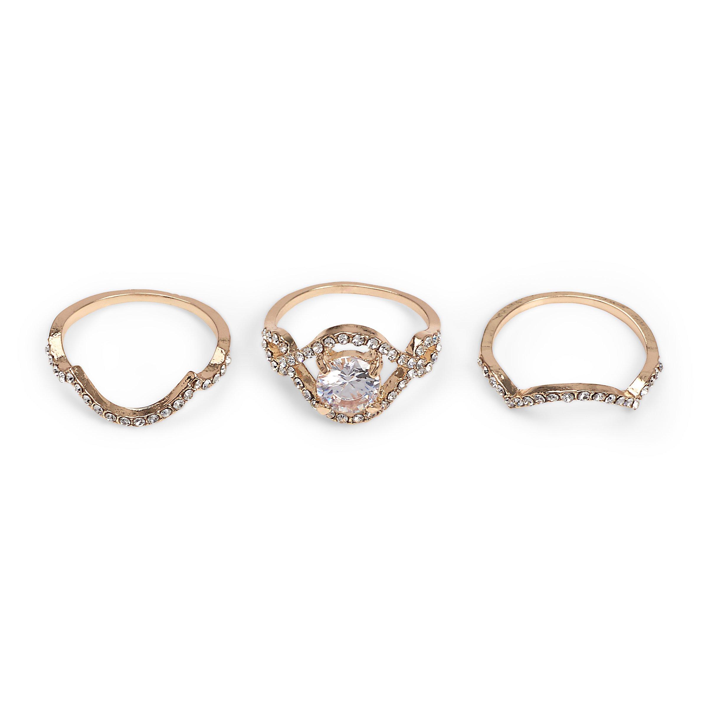 Buy Truworths 3-pack Solitaire Rings Online | Truworths
