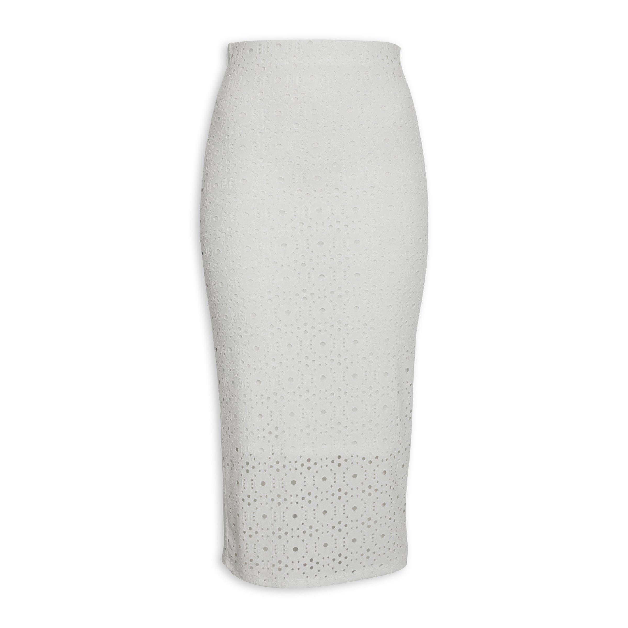 White Bodycon Skirt (3038206) | Truworths