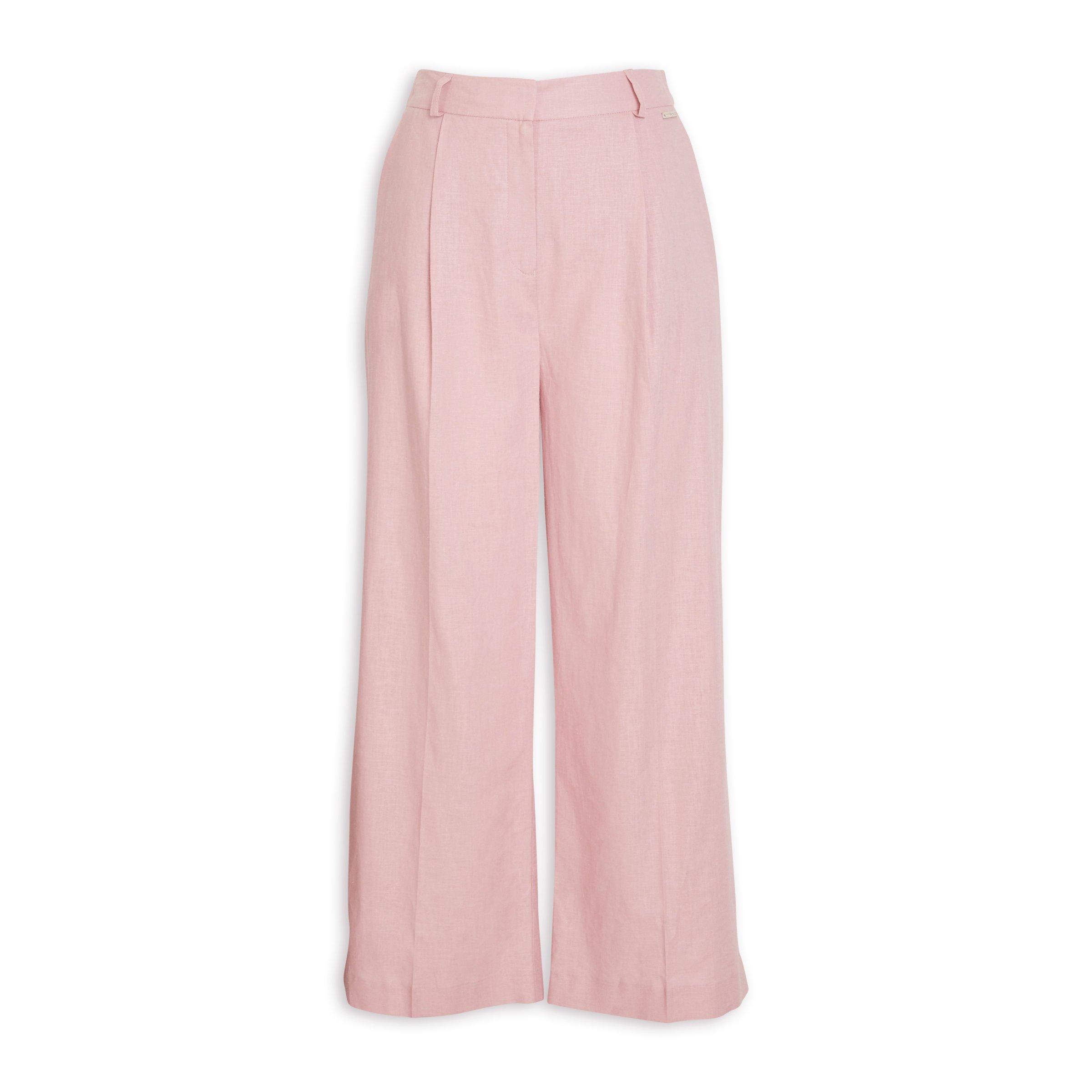 Pink Linen Pants (3038289) | Finnigans