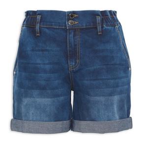 Indigo Paperbag Shorts
