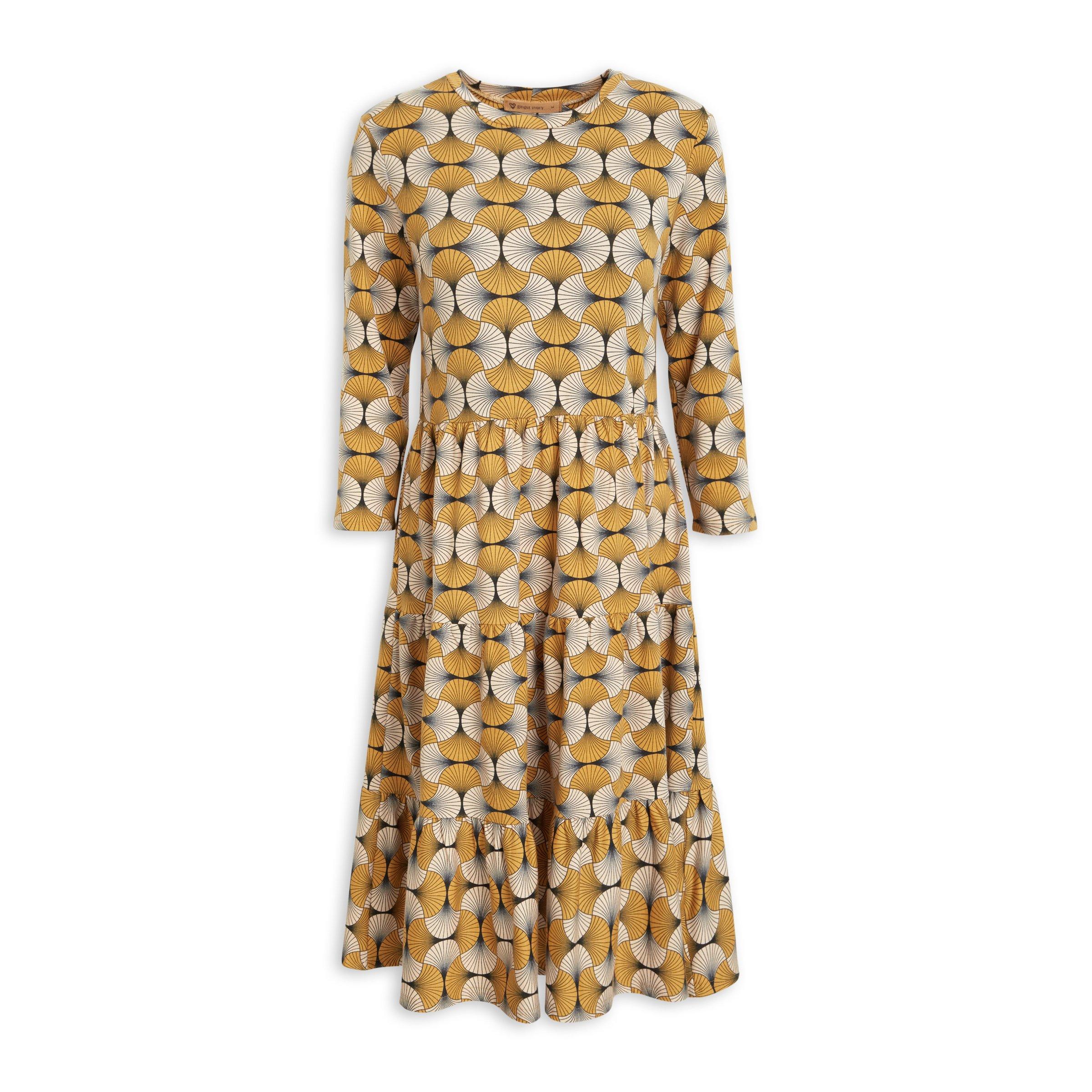 Buy Ginger Mary Yellow Geometric Dress Online Truworths