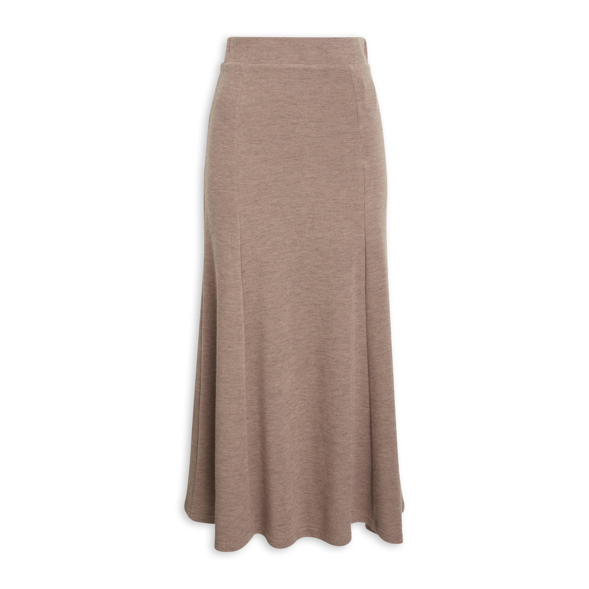 Buy Ginger Mary Mocha Maxi Skirt Online | Truworths