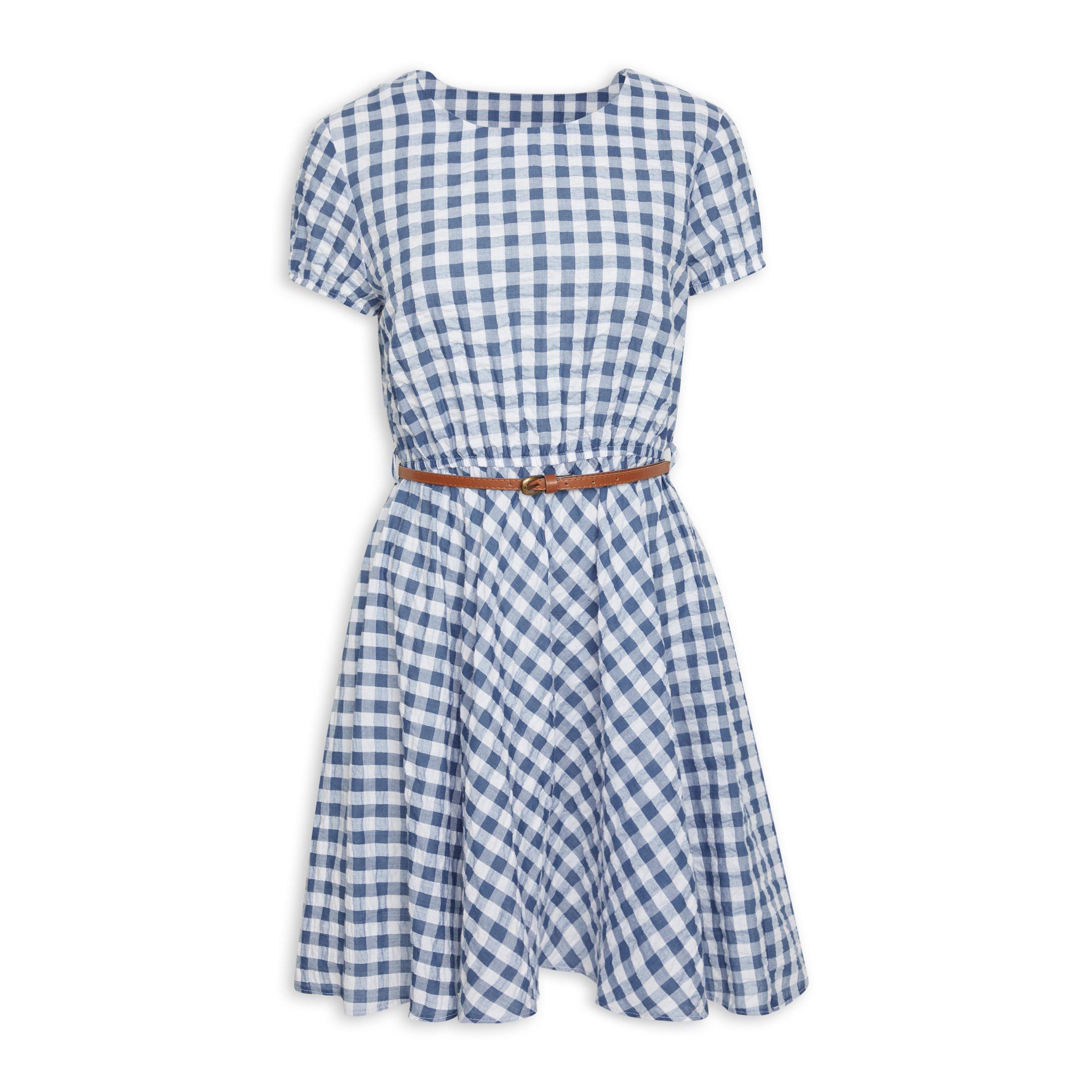 Buy Inwear Blue Check Tunic Dress Online Truworths
