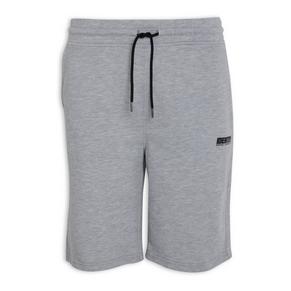 Grey Fleece Jogger Shorts