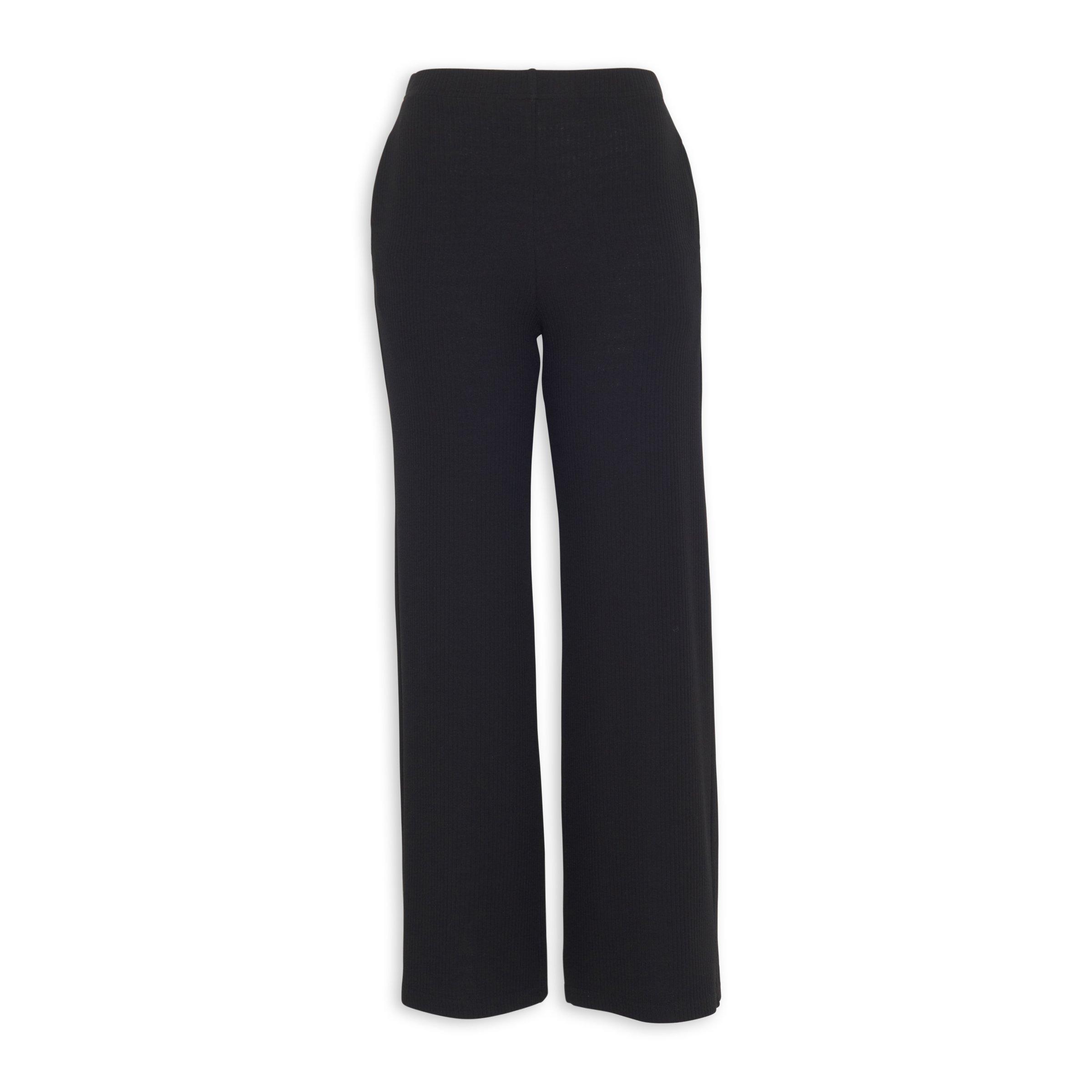 Black Wide Leg Pants (3044517) | Basix