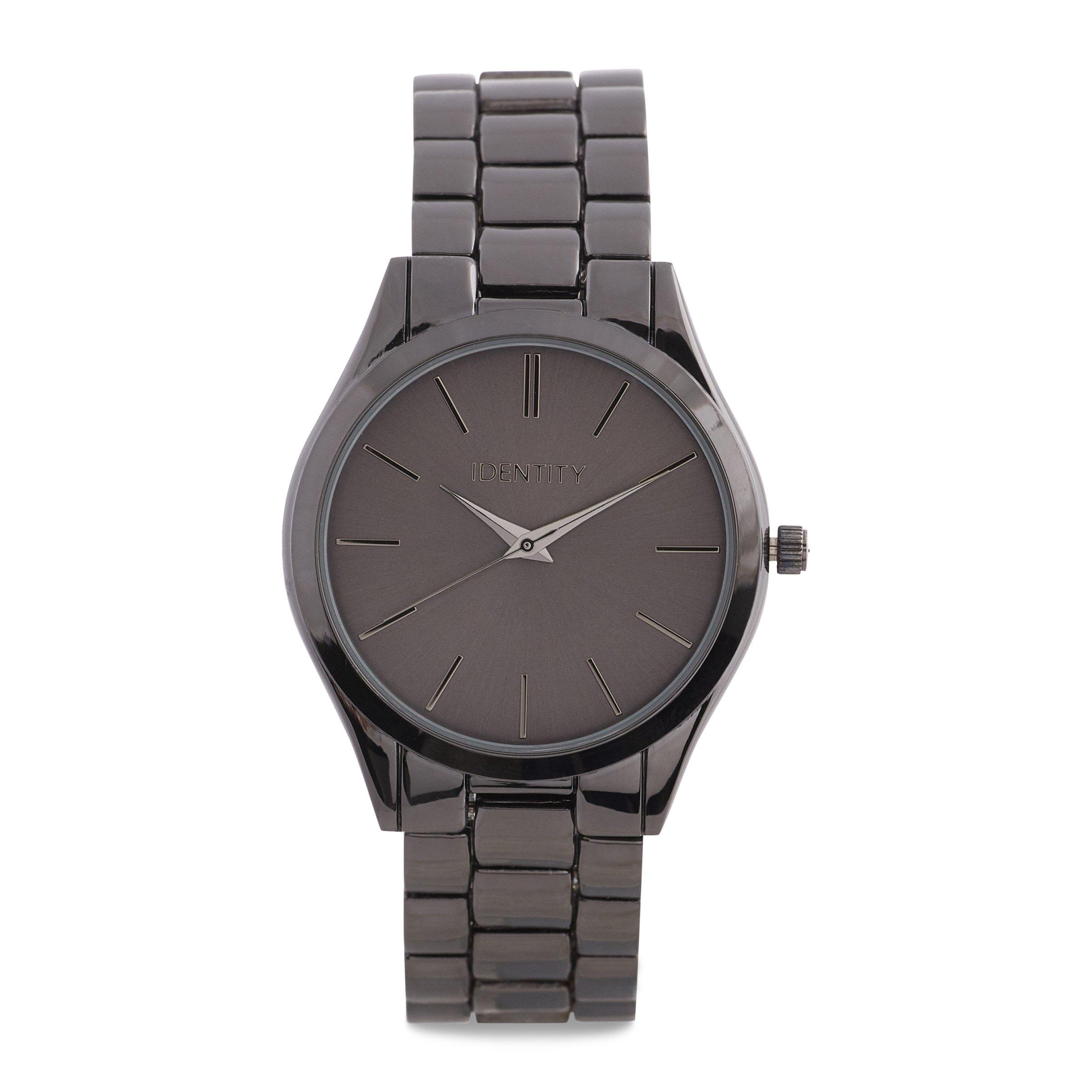 Charcoal Chain Link Watch (3045512) Identity