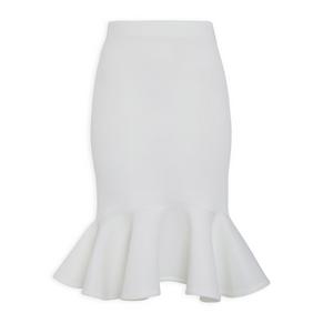 White Trumpet Skirt