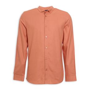 Coral Linen Shirt
