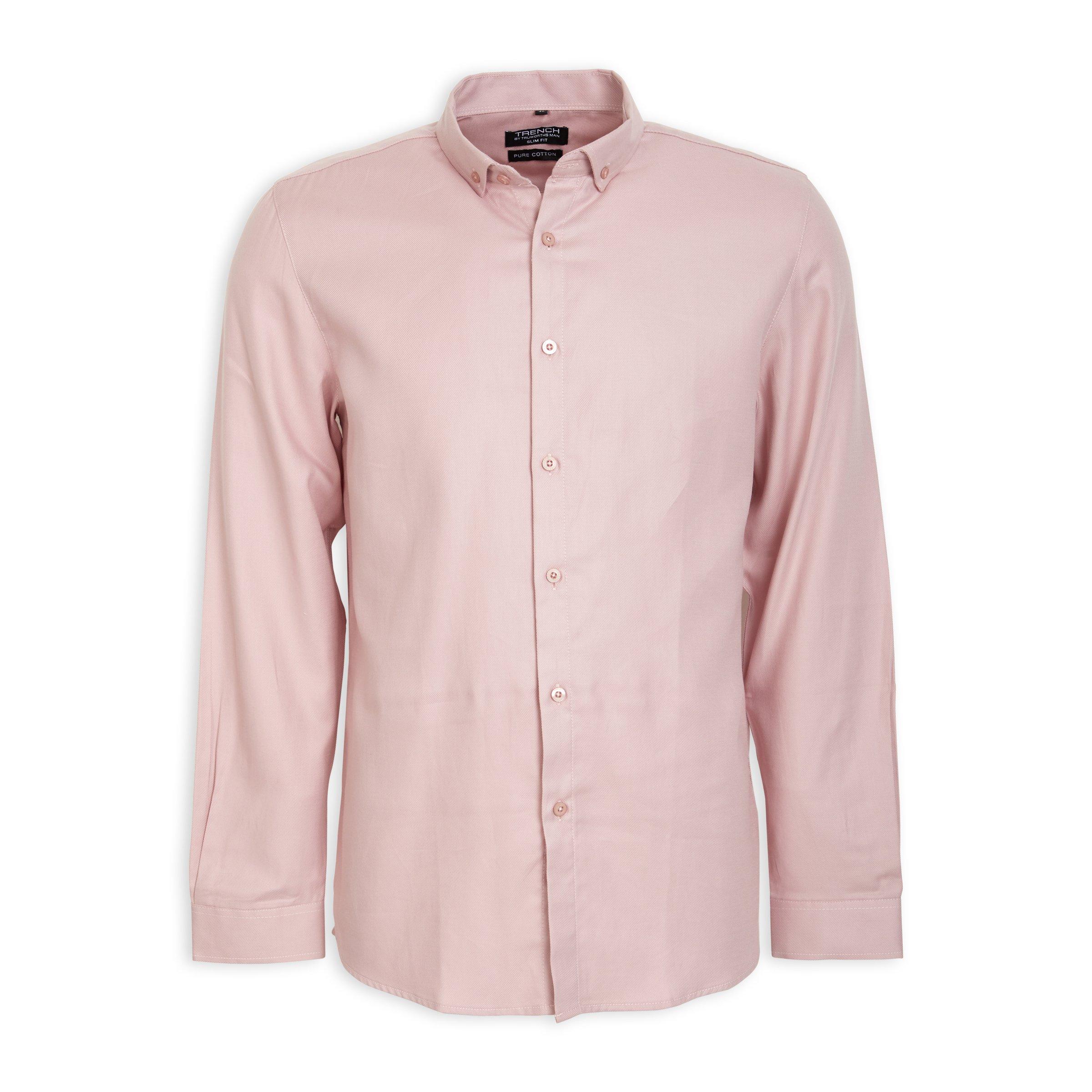 Pink Slim Shirt (3048936) | Truworths Man