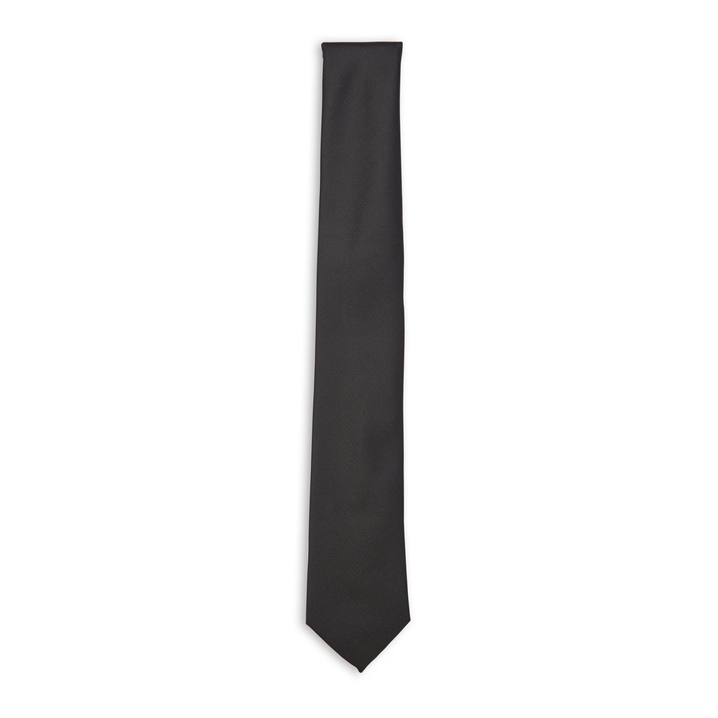 Black Texture Tie (3049355) | Truworths Man