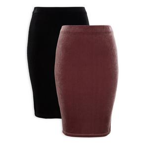 2-pack Bodycon Skirts