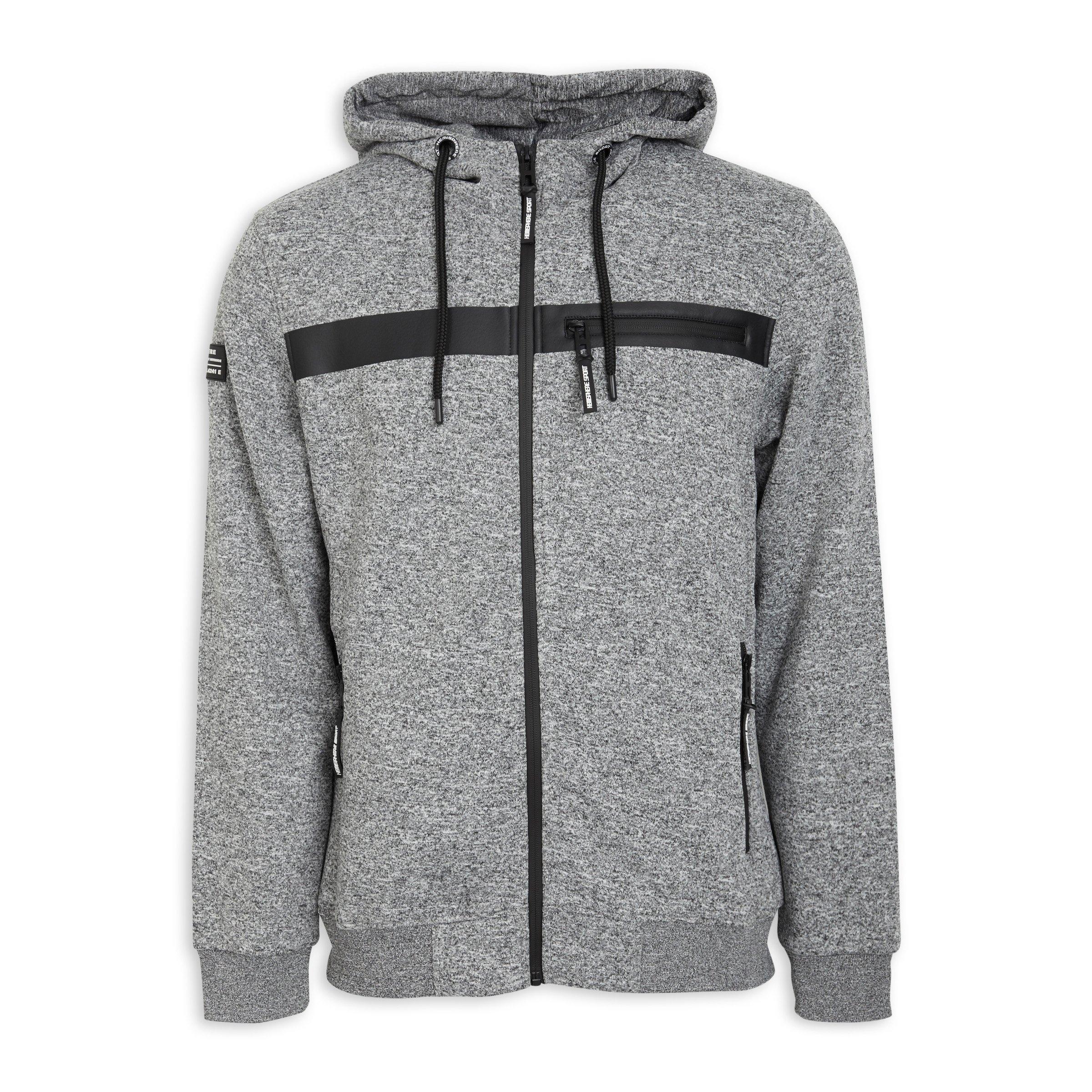 Charcoal Zip Hoodie