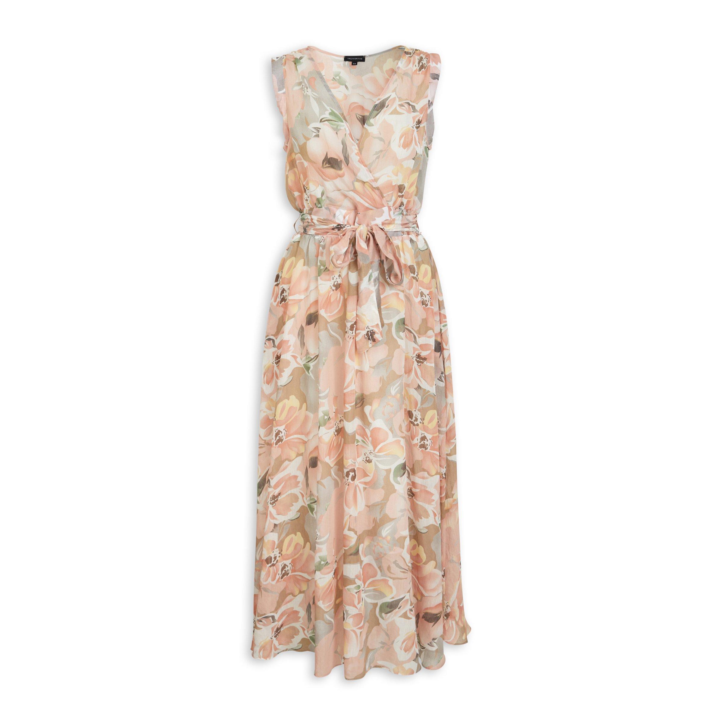 Floral Print Wrap Dress (3051818) | Truworths