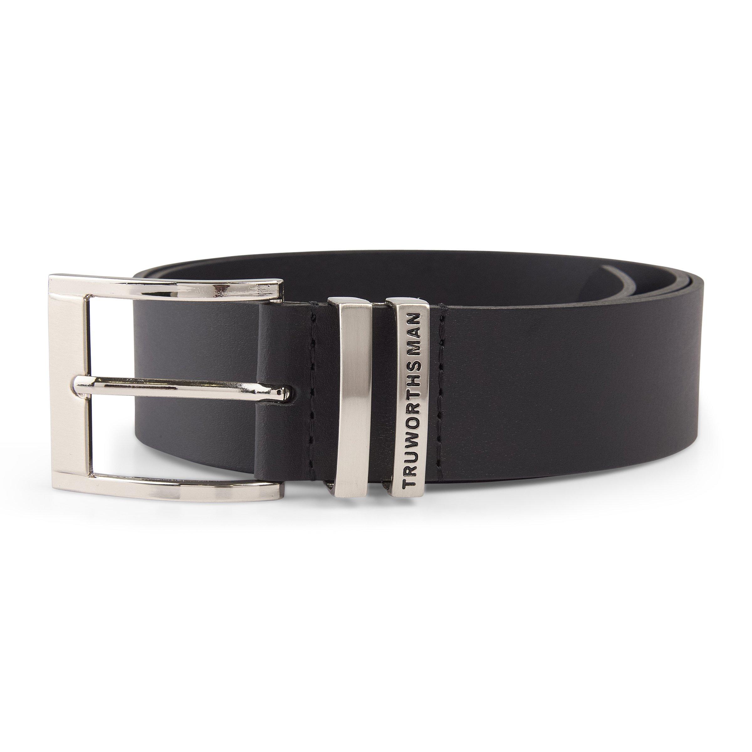 Black Double Loop Belt (3051998) Truworths Man