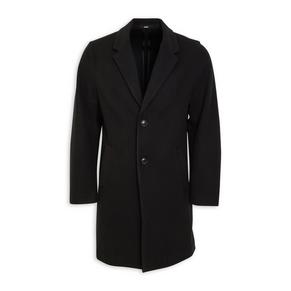 Black Melton Coat