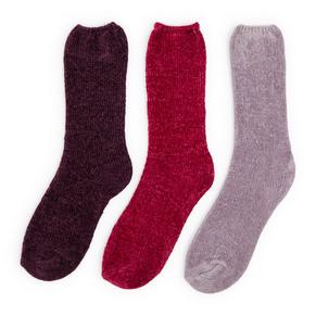 3-pack Bed Socks