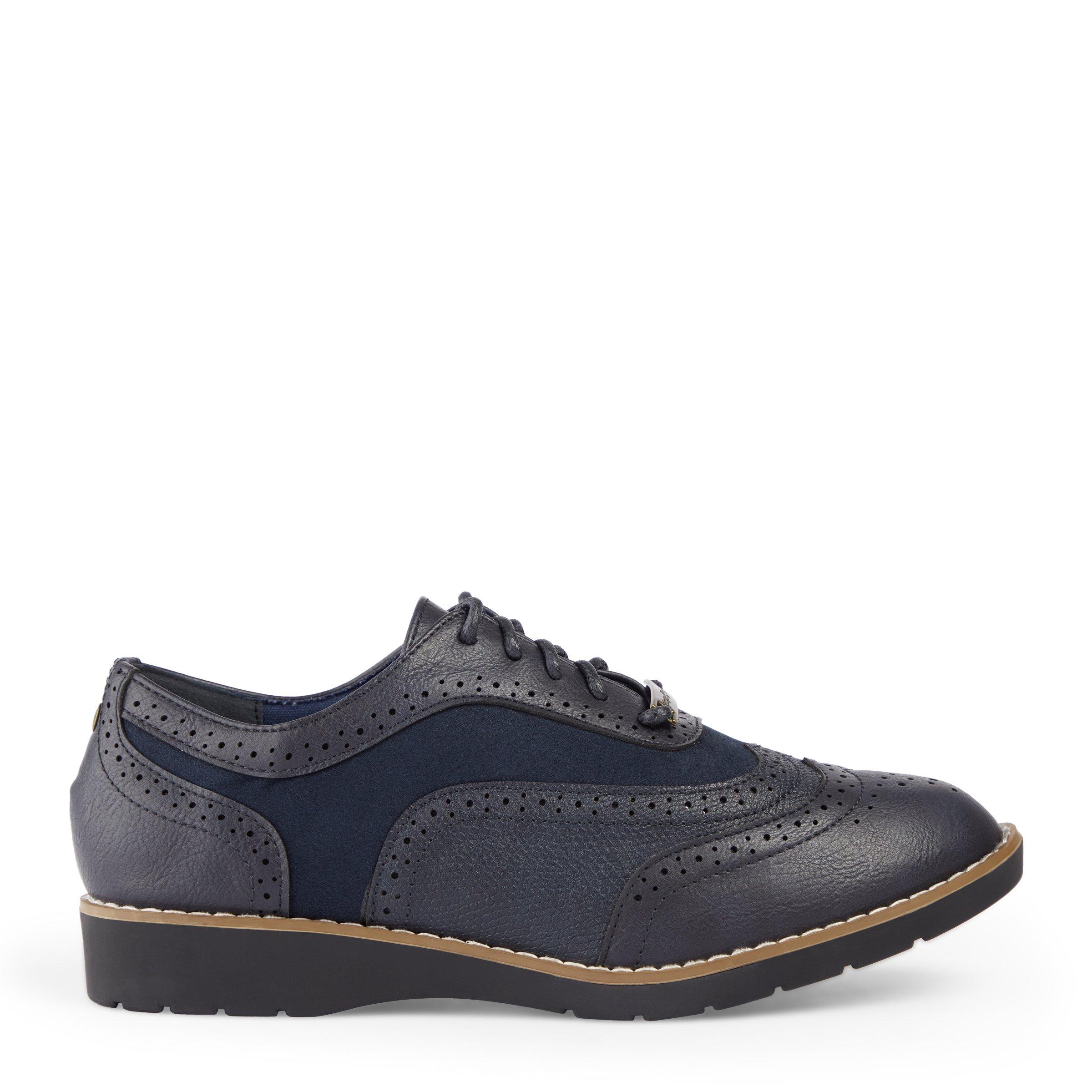 Navy Fabric Combo Oxford (3053410) | Ginger Mary