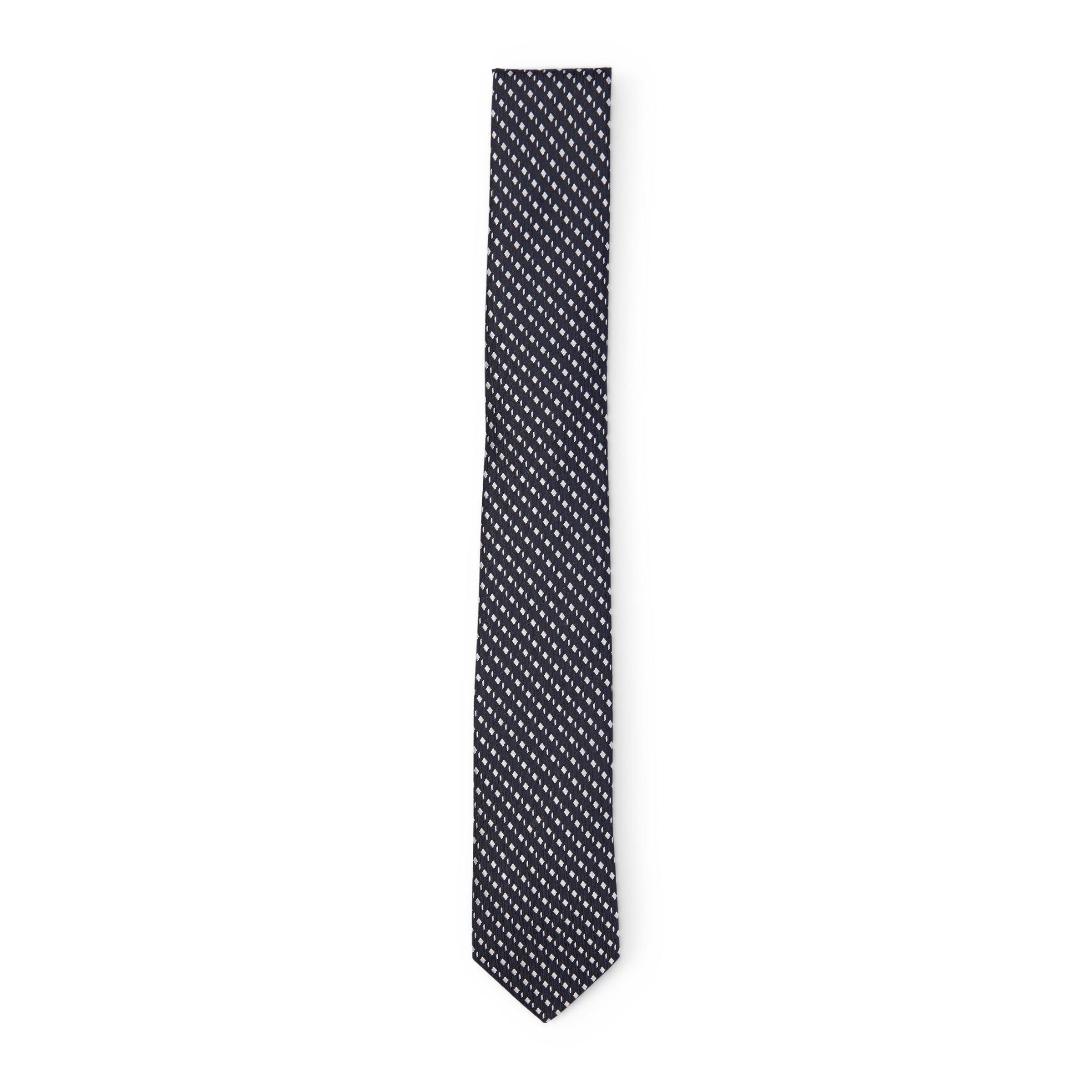 Navy Geometric Print Tie (3054345) | Truworths Man