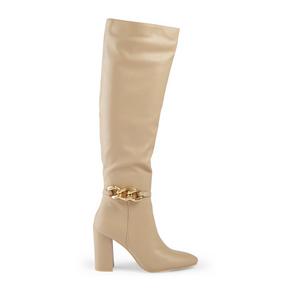 Stone Knee High Boots