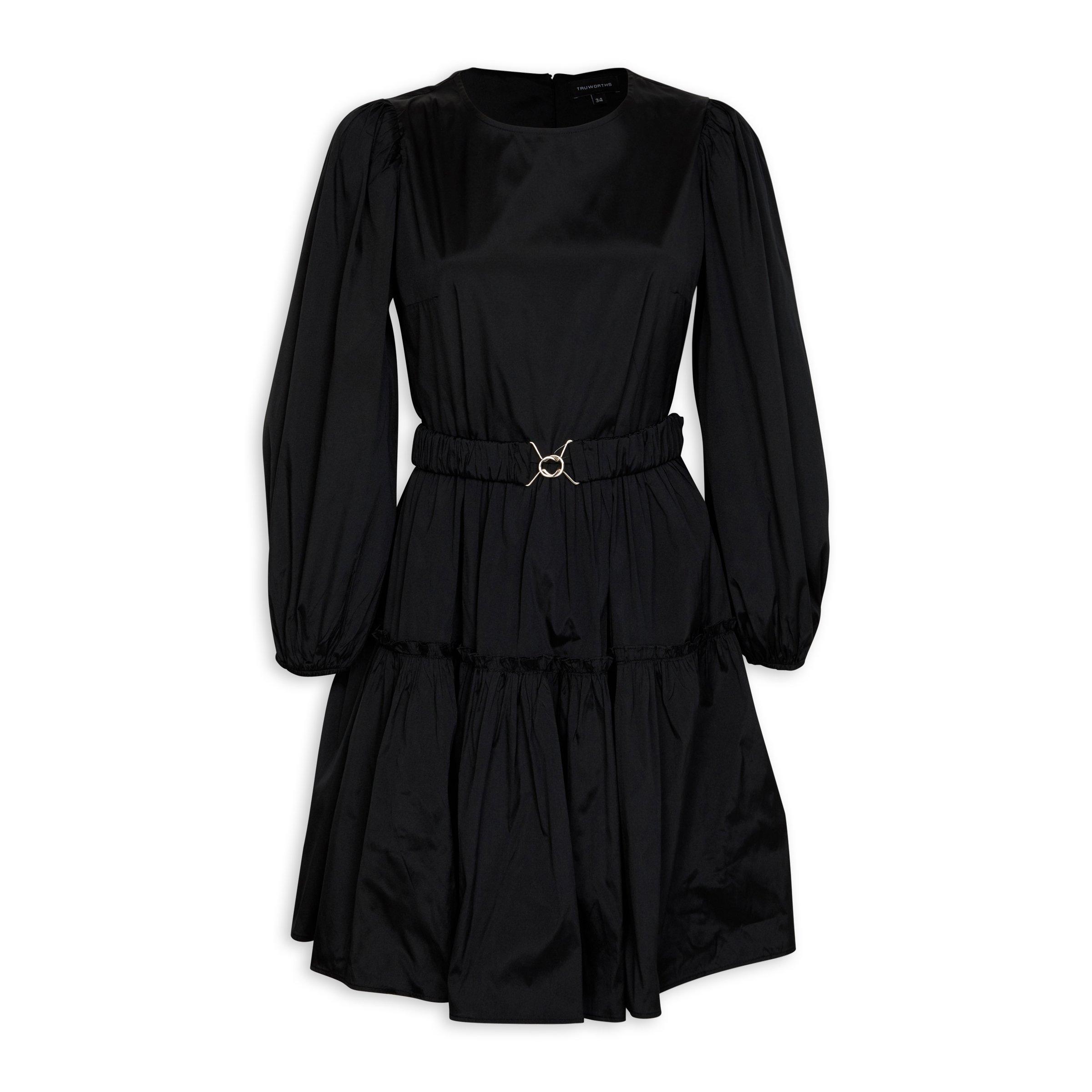 Black Tiered Dress 3056476 Truworths