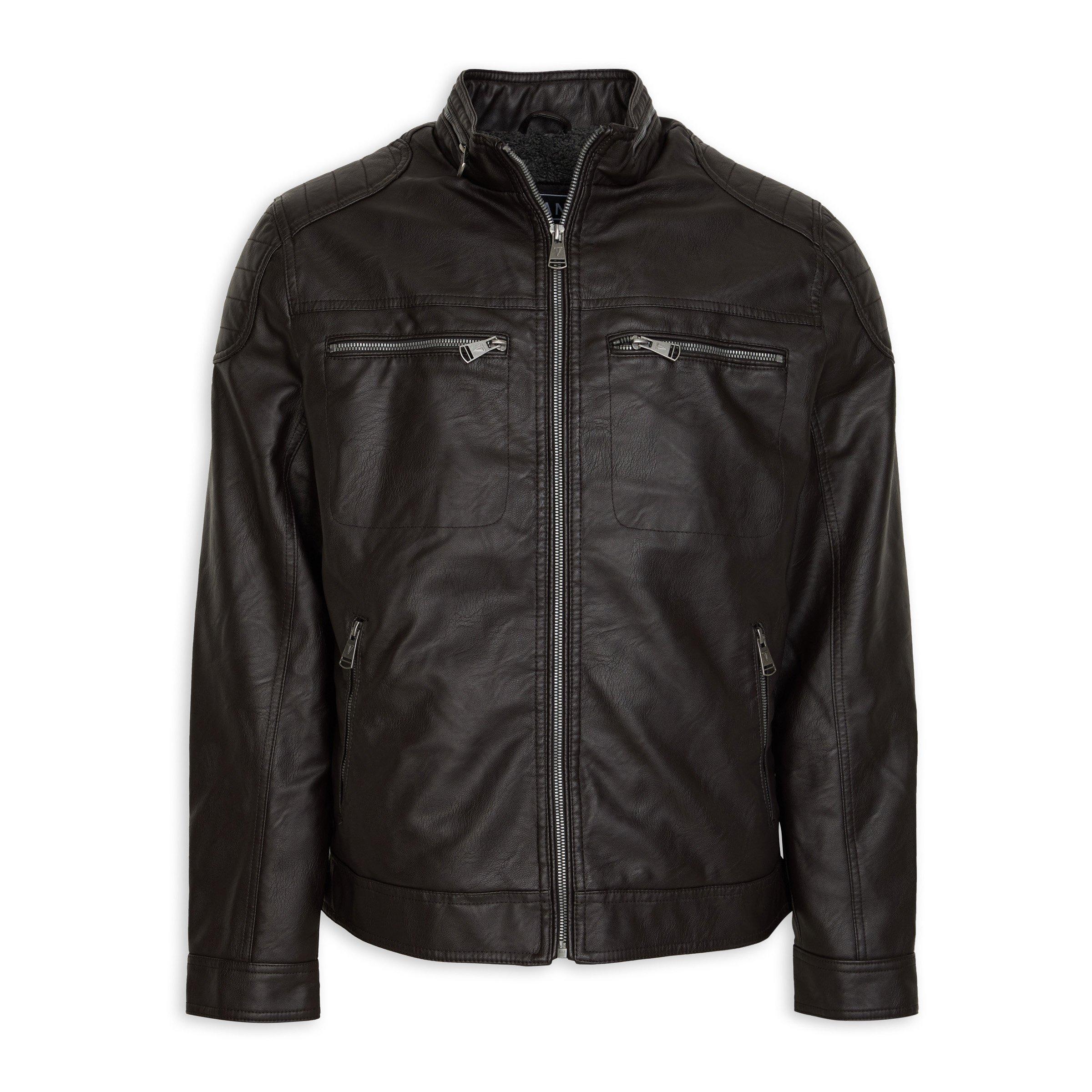 Brown Biker Jacket (3056807) | Truworths Man