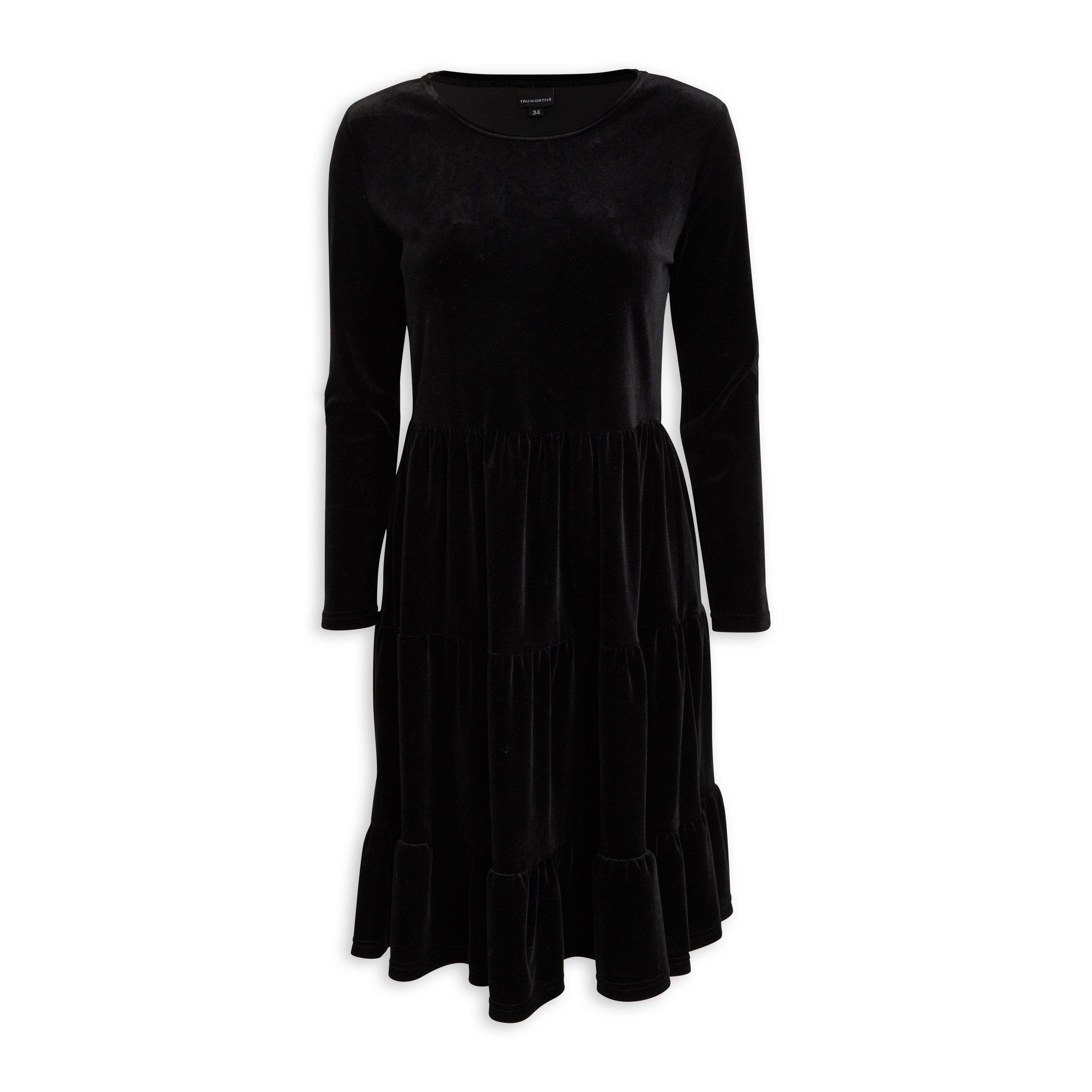 Black Tiered Dress (3056984) | Truworths