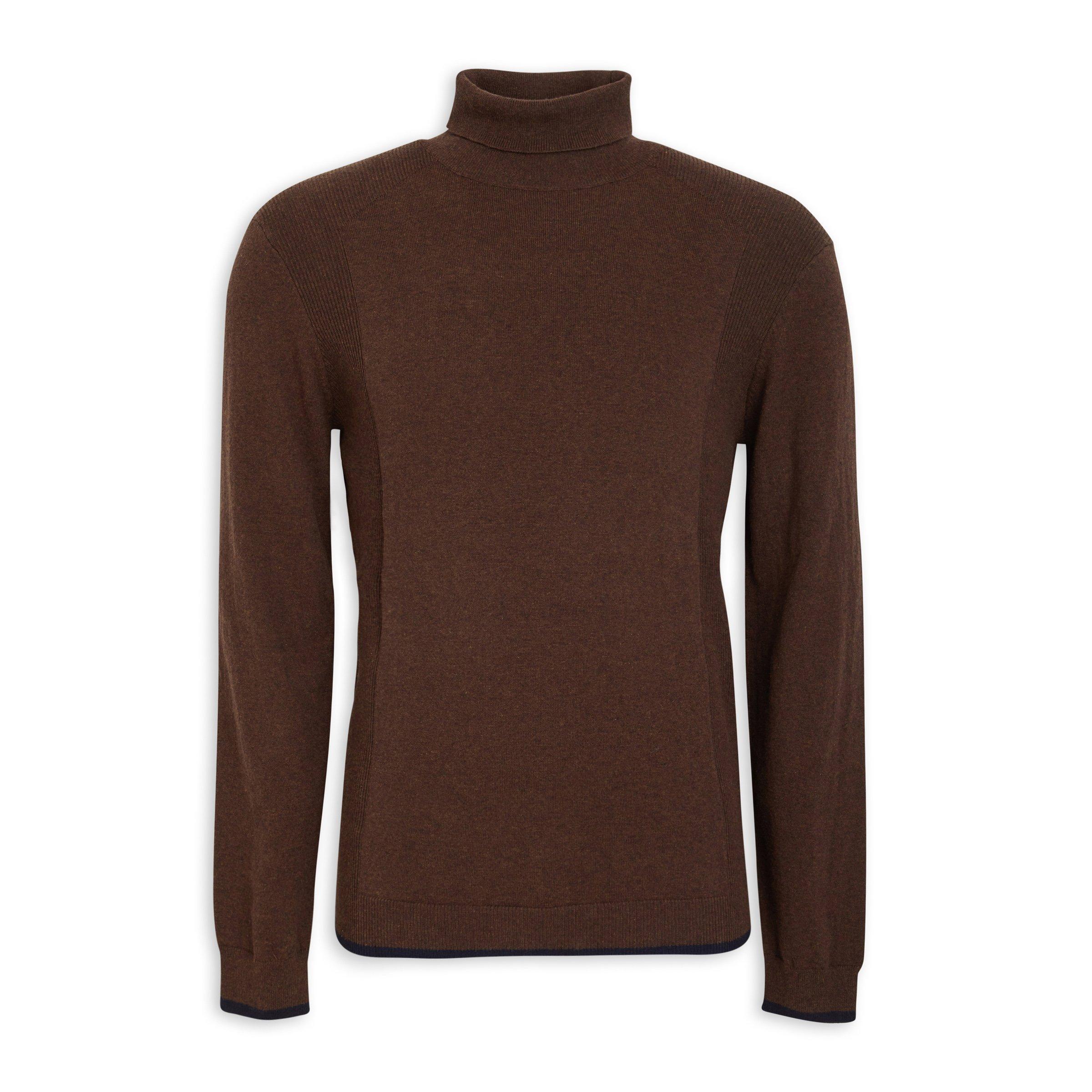 Brown Polo Neck (3057121) | Truworths Man