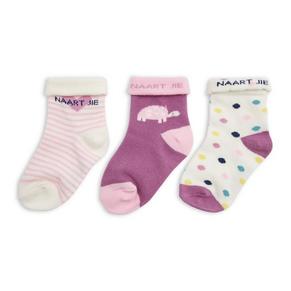 3-pack Newborn Girl Socks