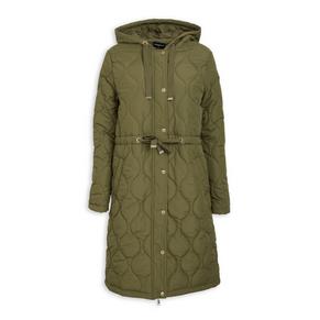 Green Quilted Coat